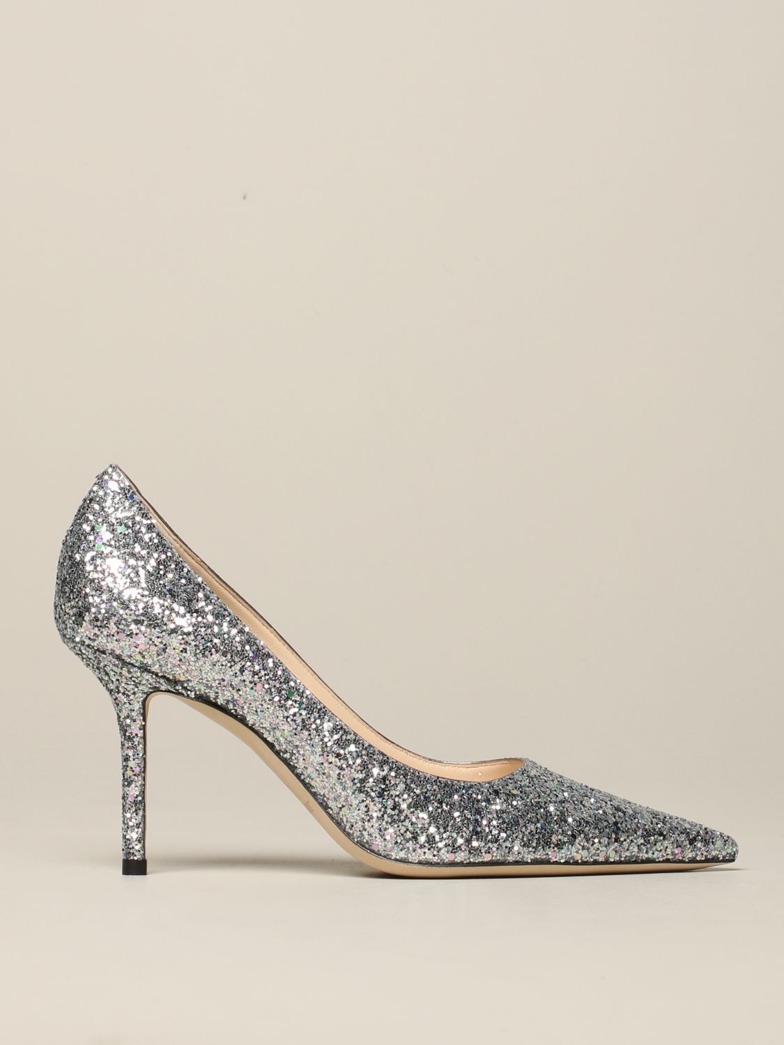 jimmy choo glitter heels