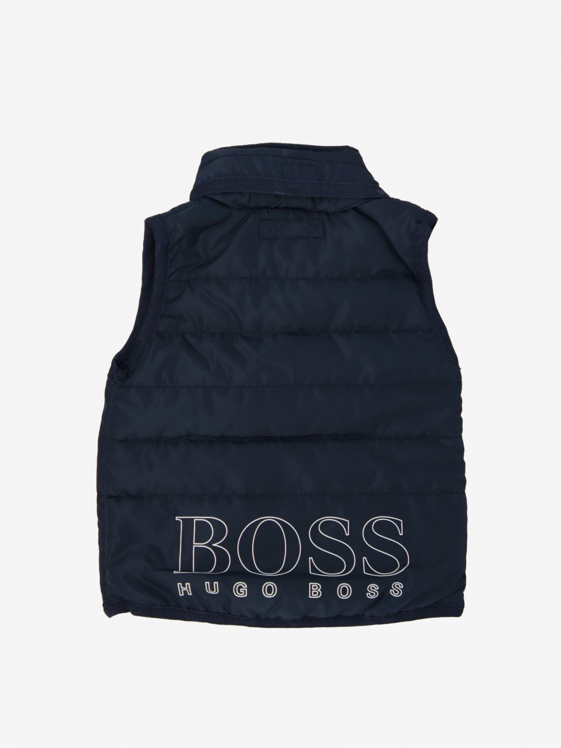Hugo Boss Waistcoat Down Jacket With Removable Hood Vestcoat Hugo Boss Kids Blue Vestcoat Hugo Boss J067 Giglio En