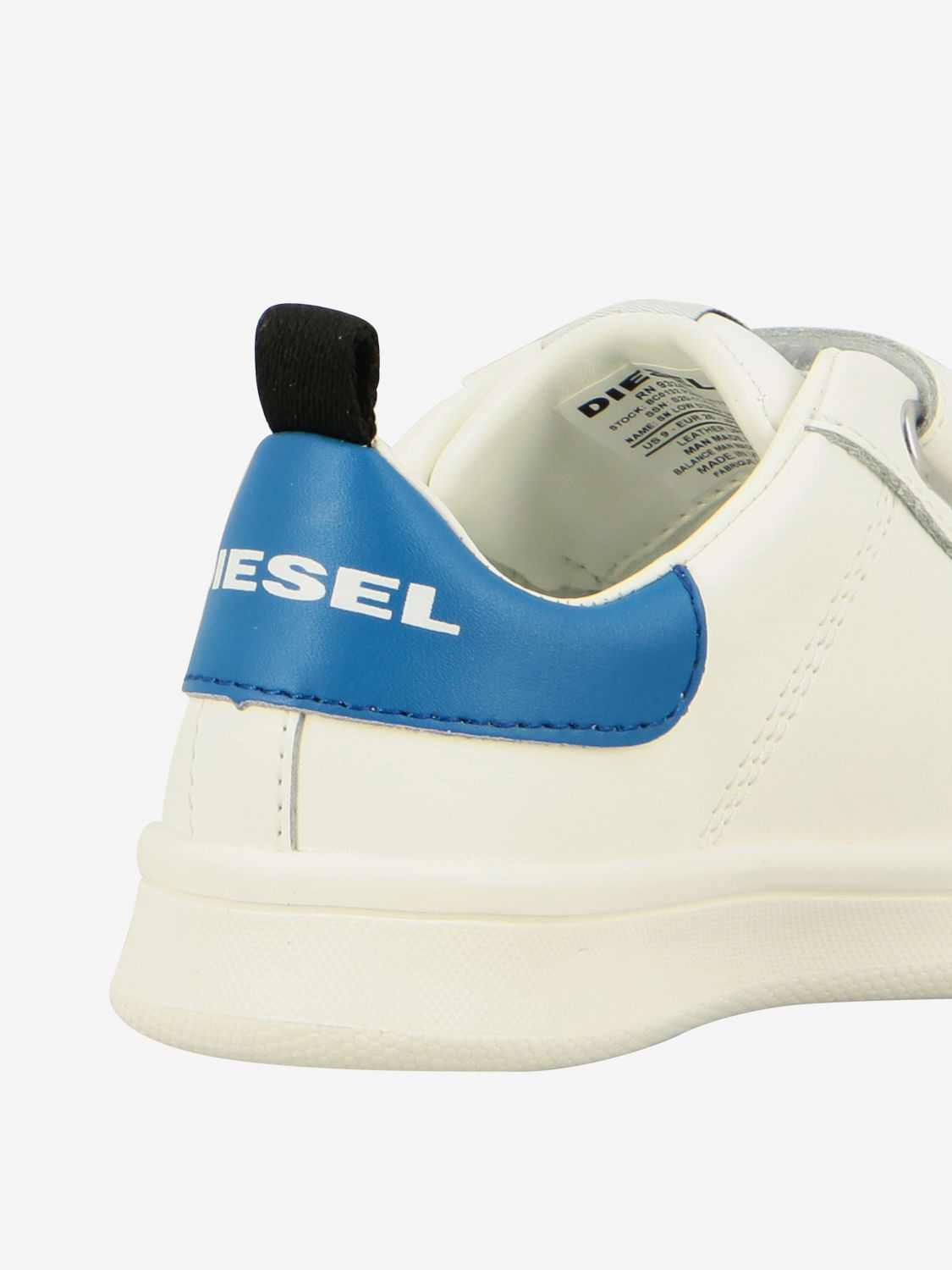 diesel leather sneakers