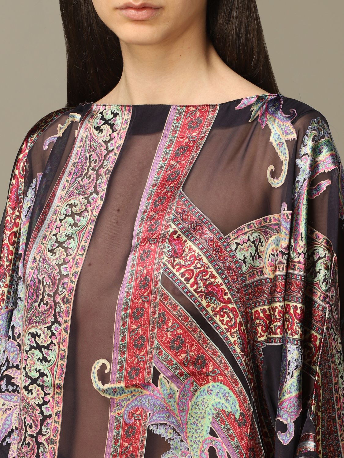 Pelerine Damen Etro Pelerine Etro Damen Schwarz Pelerine Etro 5761 Giglio De