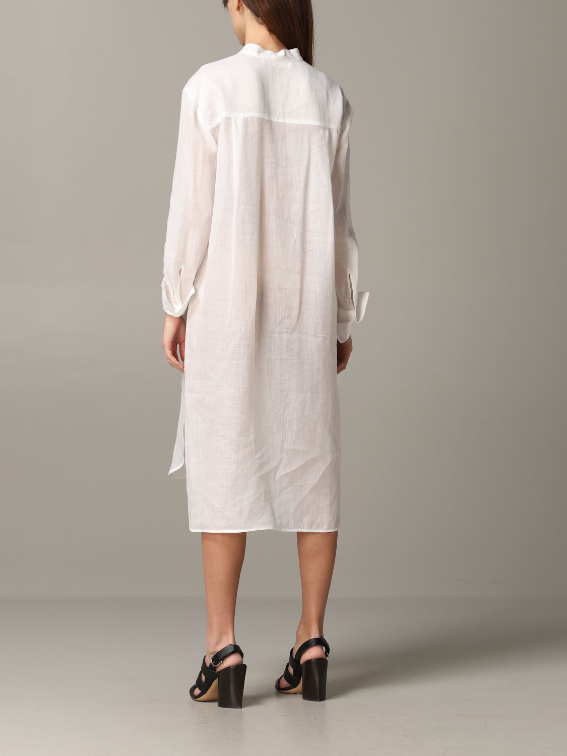 Tela Outlet: Abito a tunica - Bianco | Abito Tela POLLINE GIGLIO.COM