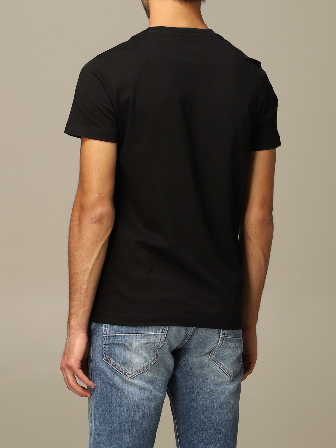 Dieselアウトレット：Tシャツ メンズ - ブラック | GIGLIO.COMオンラインのDiesel Tシャツ 00SASA 0AAXJ