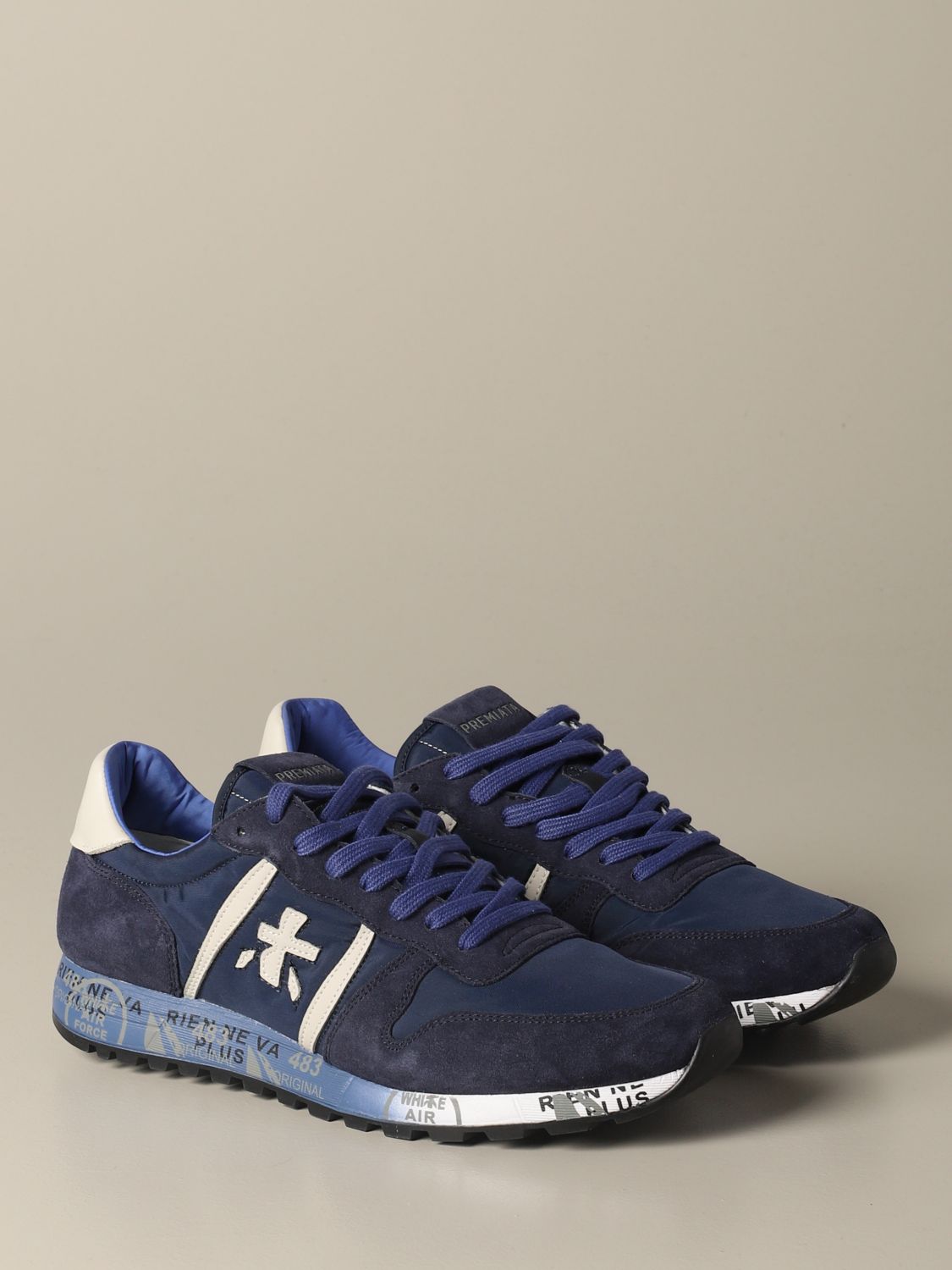 Premiata Outlet: Eric sneakers in suede and nylon | Sneakers Premiata ...