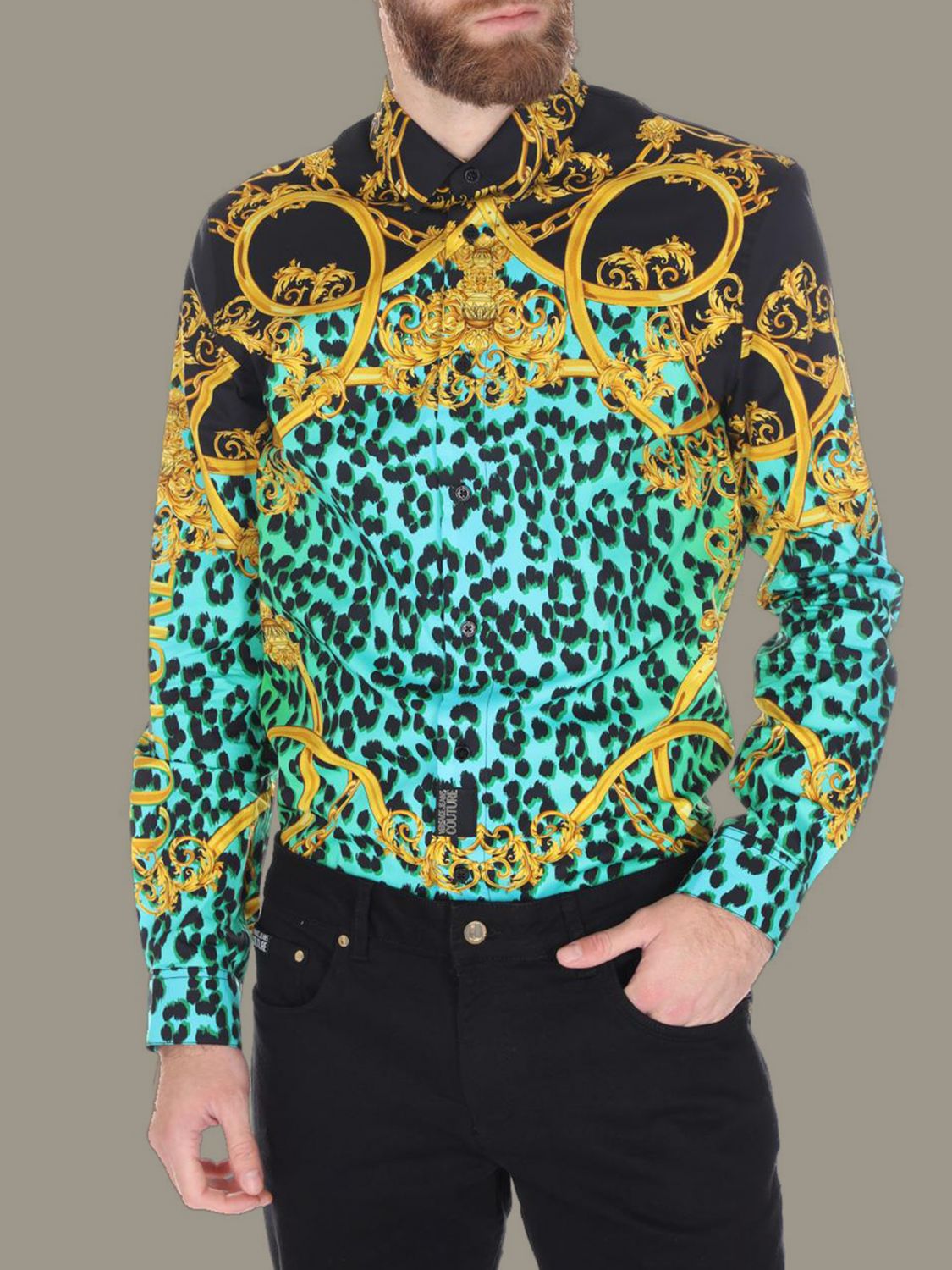 versace cheetah shirt