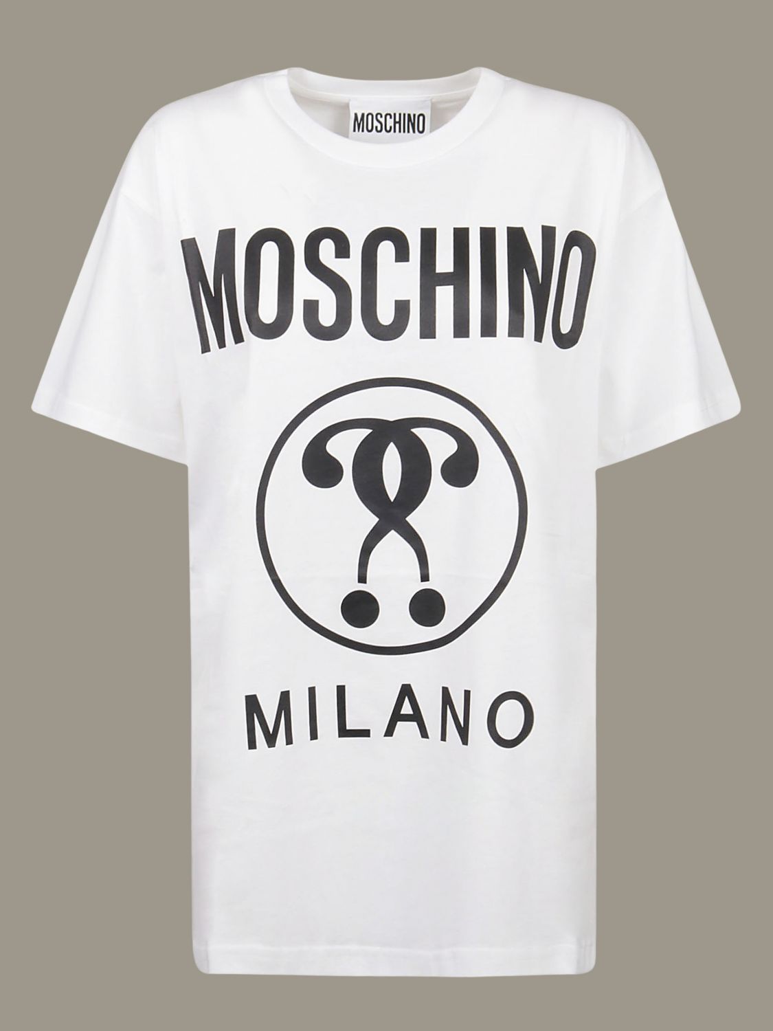 moschino milano white t shirt