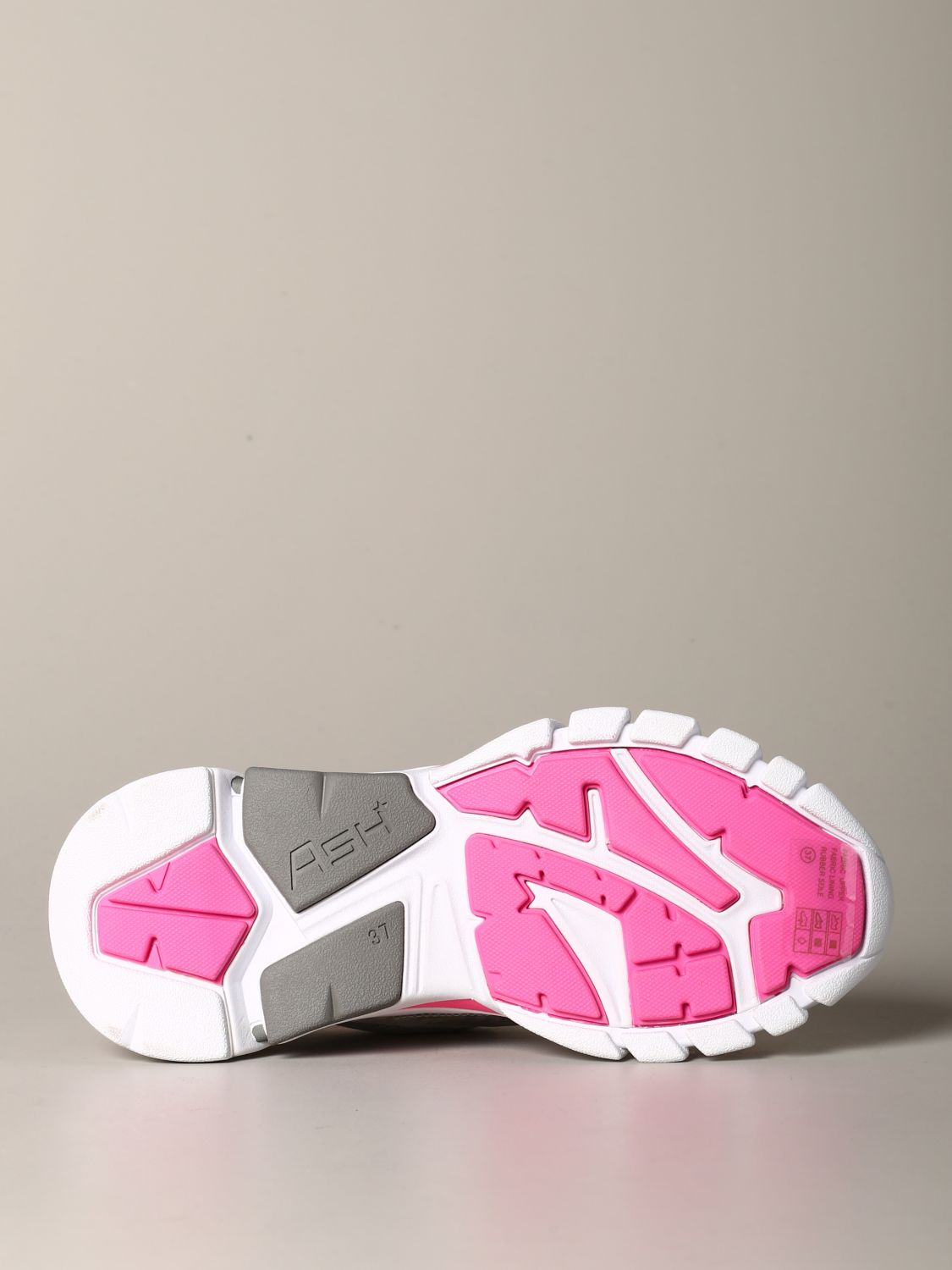 Ash Autunno Inverno 19/20 sneakers extreme bianche e fucsia -  FW19-S-127792-006 EXTREME