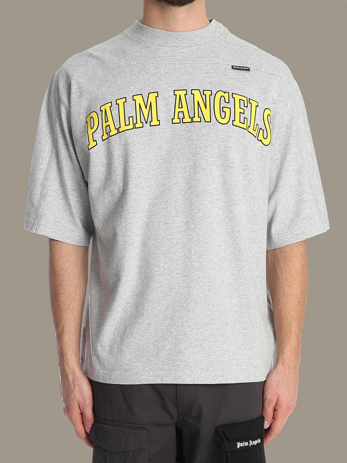 palm angels t shirt grey