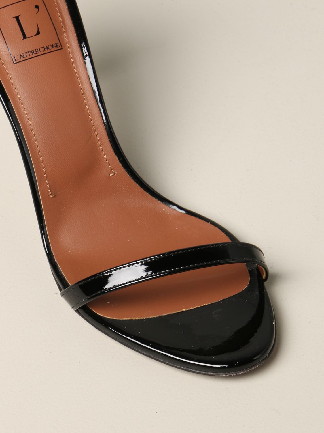 Heeled sandals L'autre Chose: Heeled sandals women L'autre Chose black 4