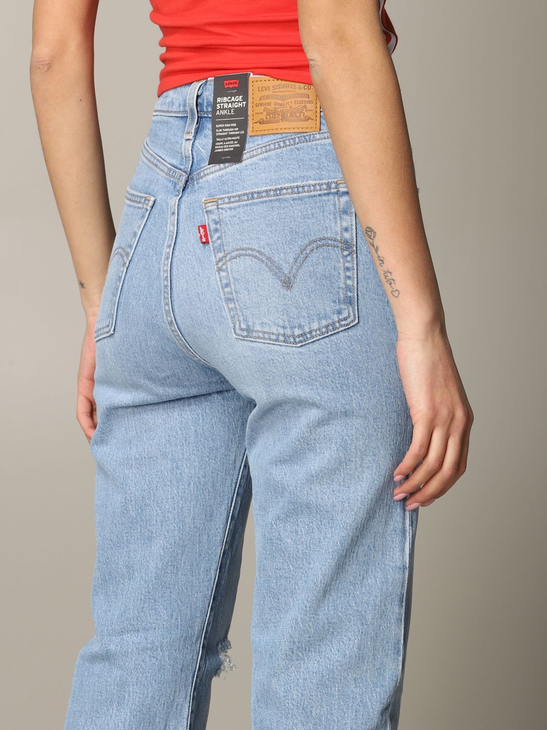 high waisted jeans levis uk