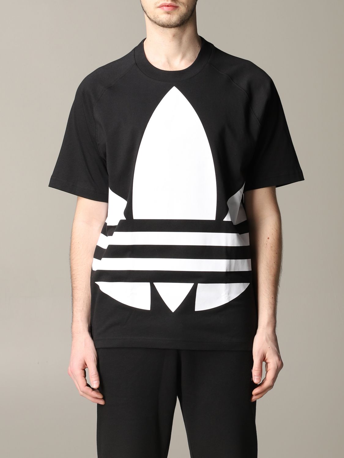 ADIDAS ORIGINALS: short-sleeved T-shirt with big logo | T-Shirt Adidas