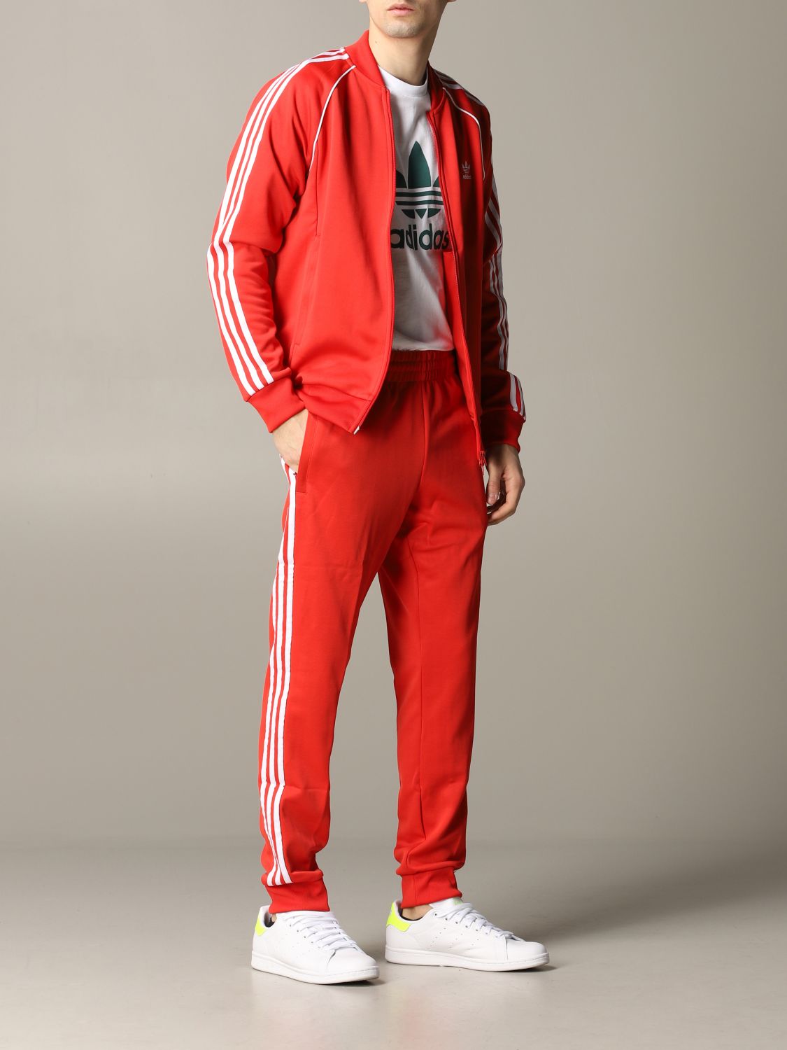 Sudadera hombre Adidas Originals | Sudadera Adidas Originals Hombre Rojo | Sudadera  Adidas Originals FM3809 Giglio ES