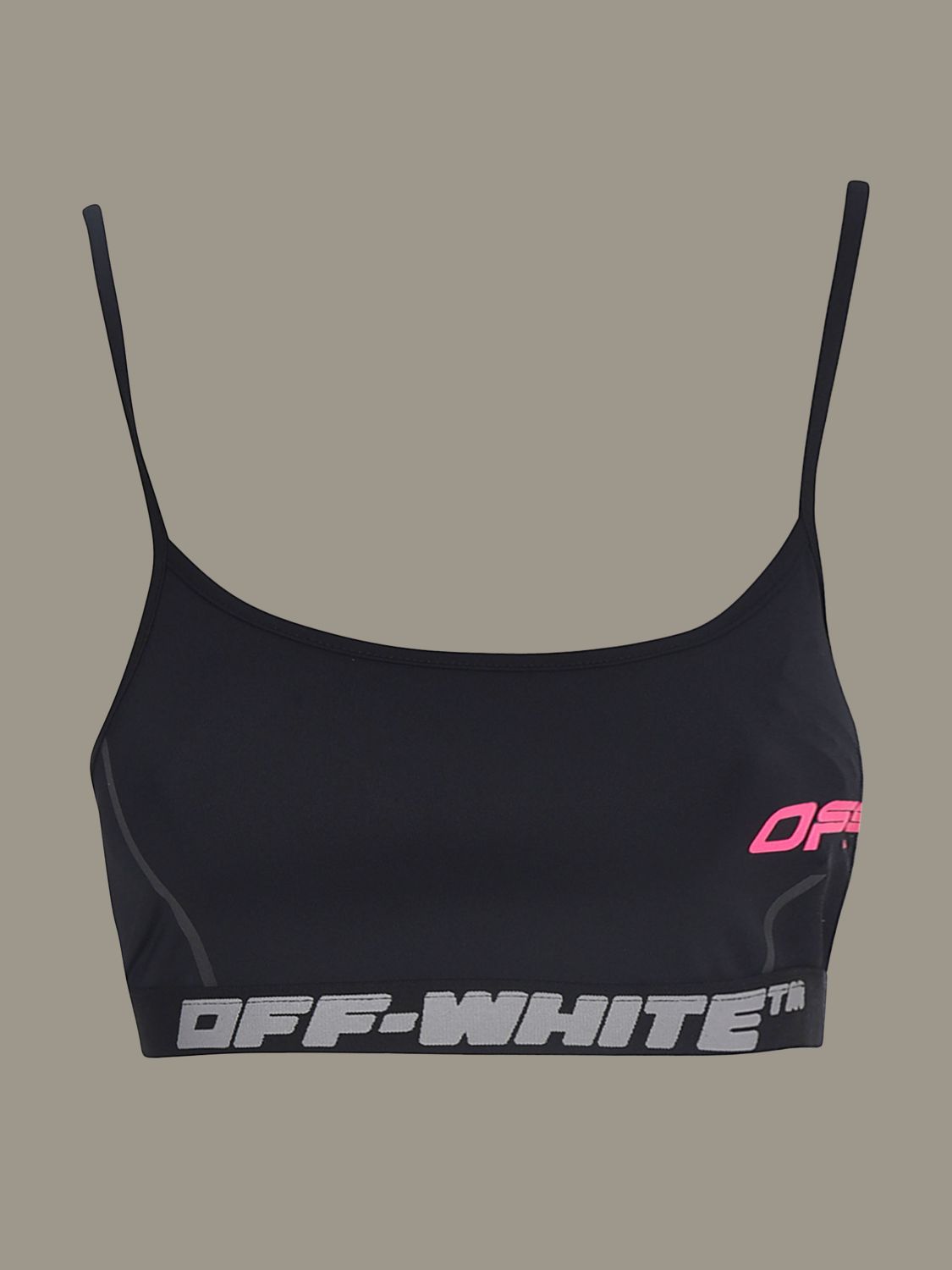 Off-White Outlet: Sporty Off White top - Fuchsia | Off-White top ...