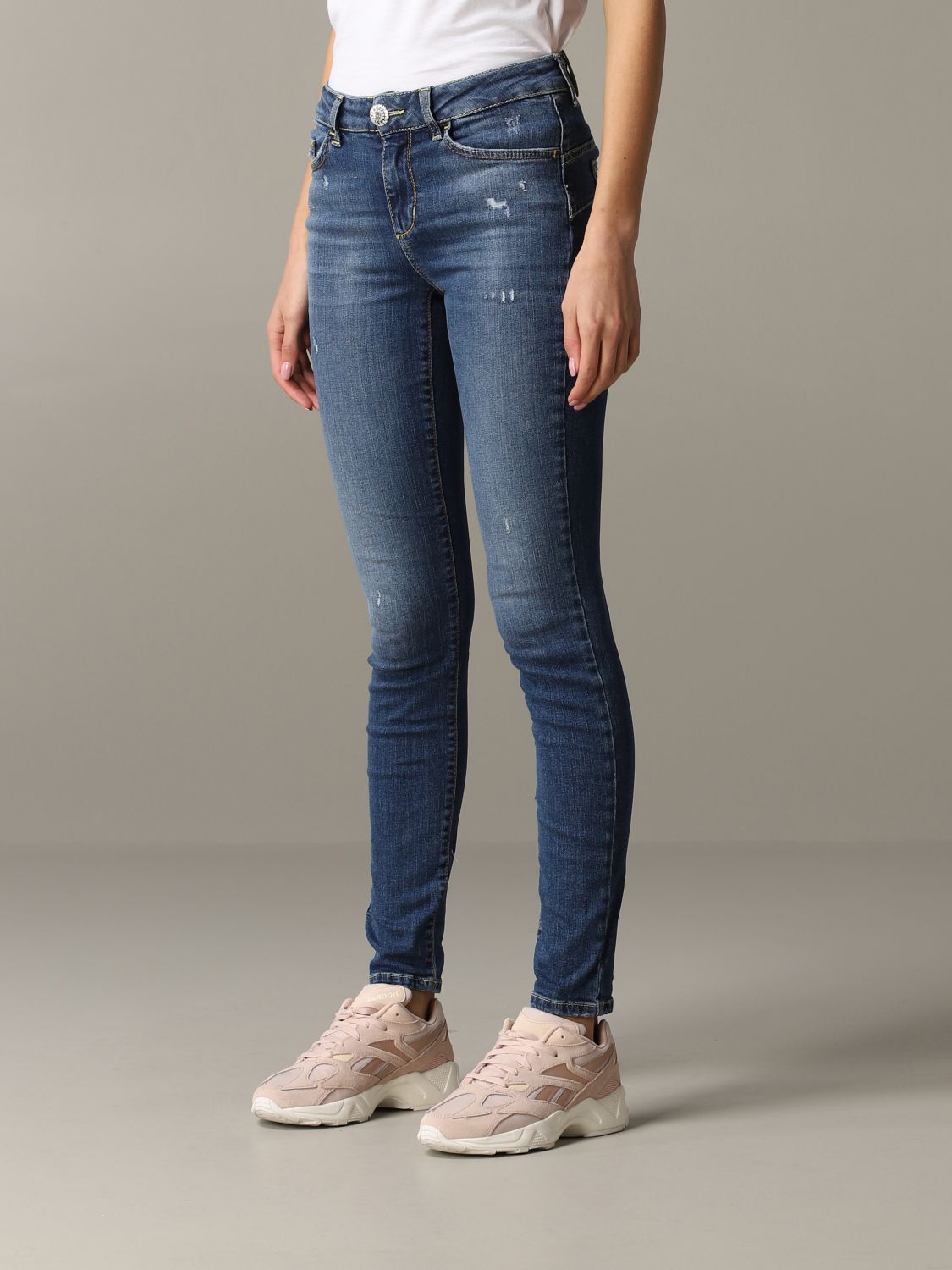 LIU JO: Jeans slim fit a vita alta - Denim | Jeans Liu Jo UA0013D4448  GIGLIO.COM