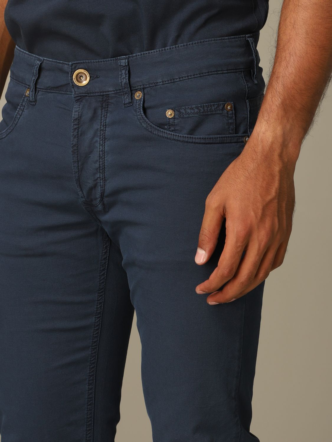 Siviglia Outlet: Pantalone 5 tasche - Blue | Pantalone Siviglia 23E2 S014  GIGLIO.COM