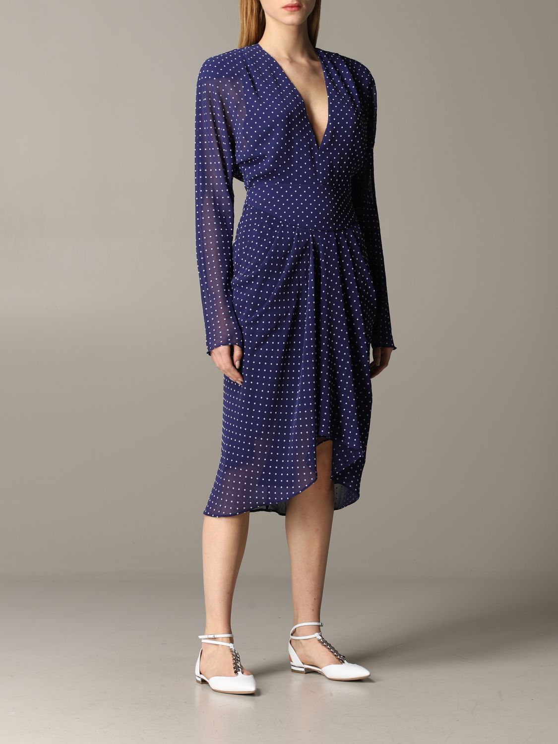 philosophy di lorenzo serafini polka dot dress