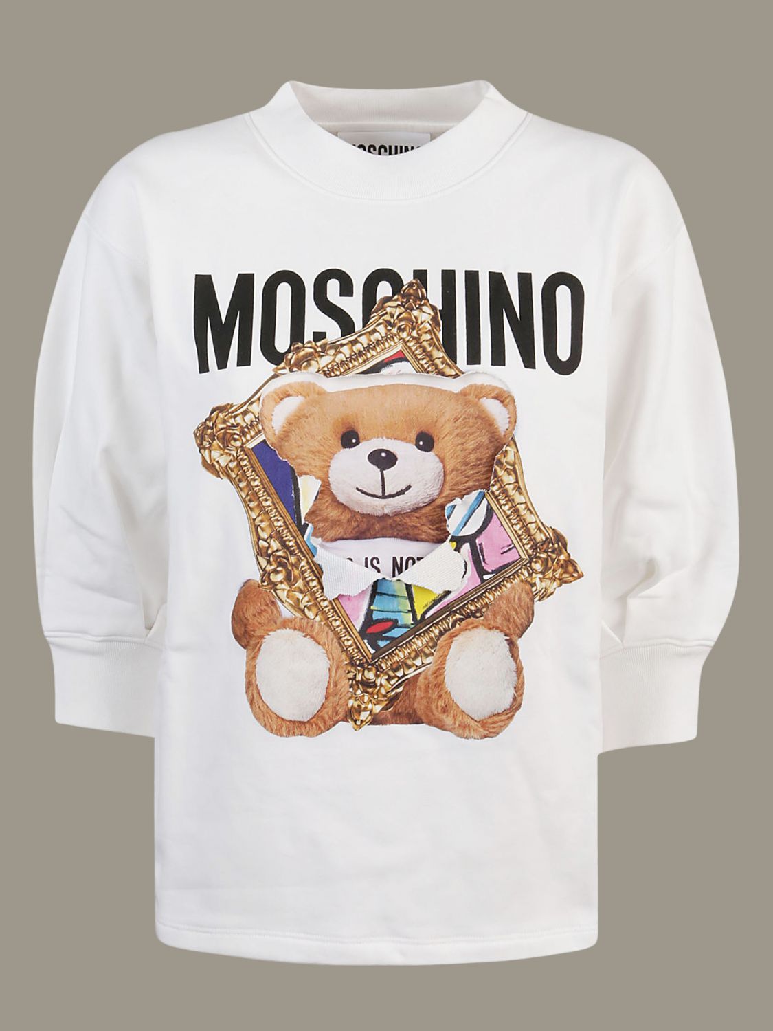 moschino sweatshirt teddy