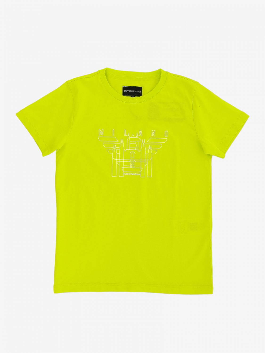 yellow armani t shirt