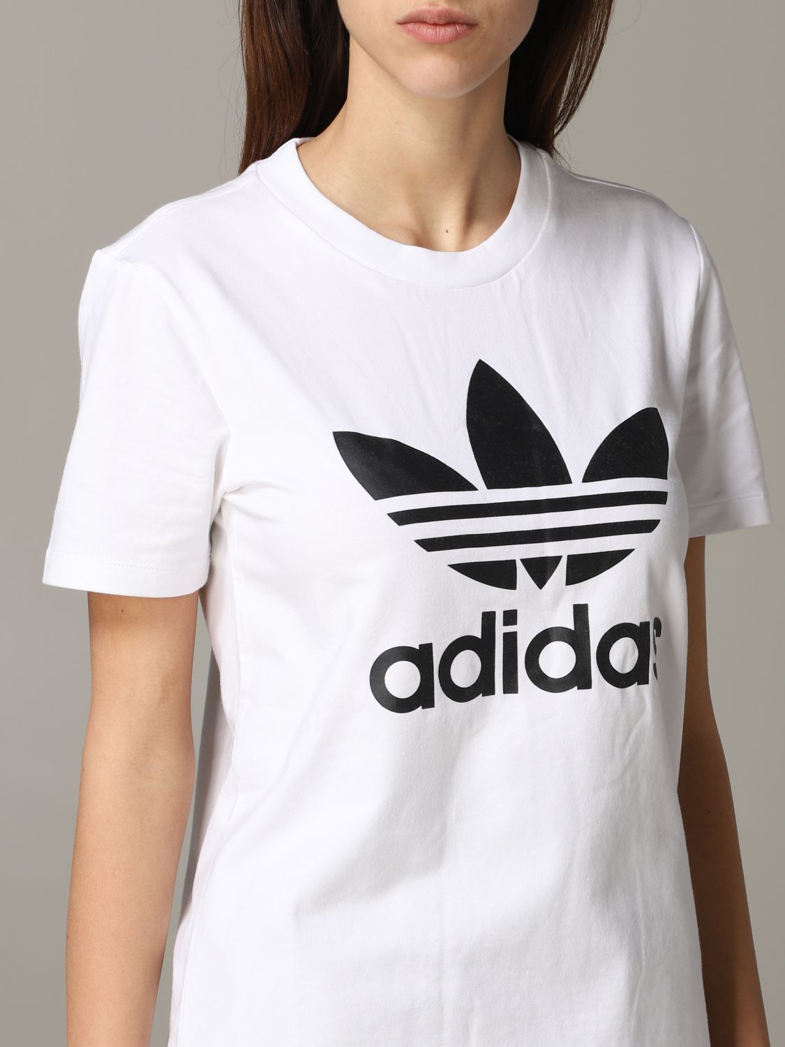 Adidas Originals Outlet: T-shirt with logo | T-Shirt Adidas Originals White | T-Shirt Adidas Originals FM3306 GIGLIO.COM