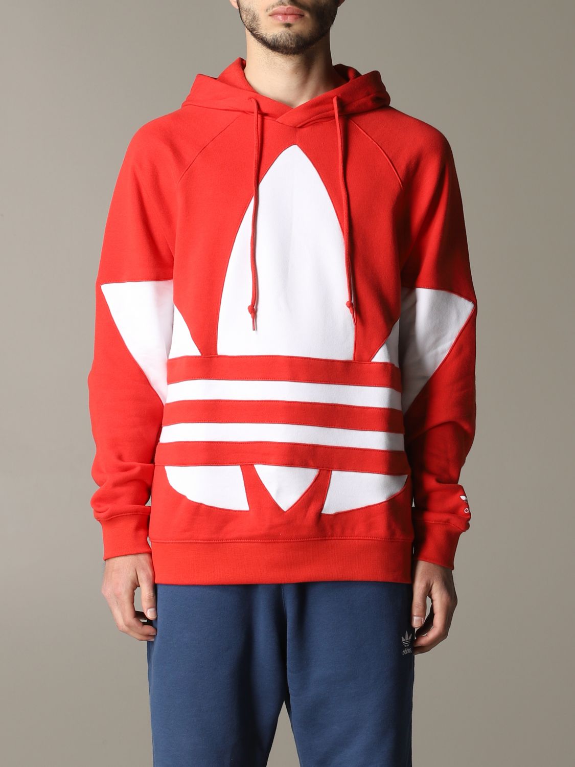 adidas originals red hoodie