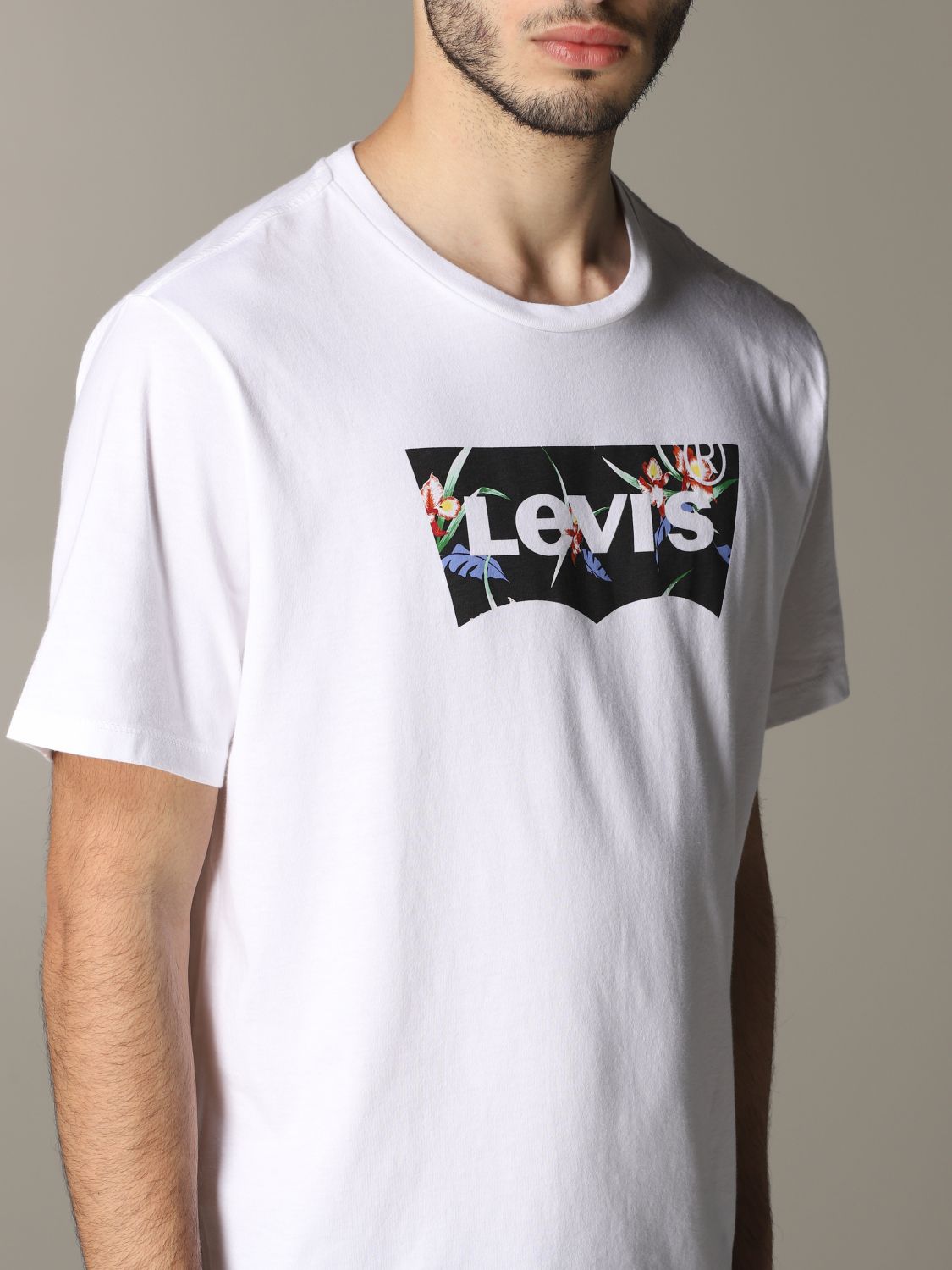 levis white shirt mens