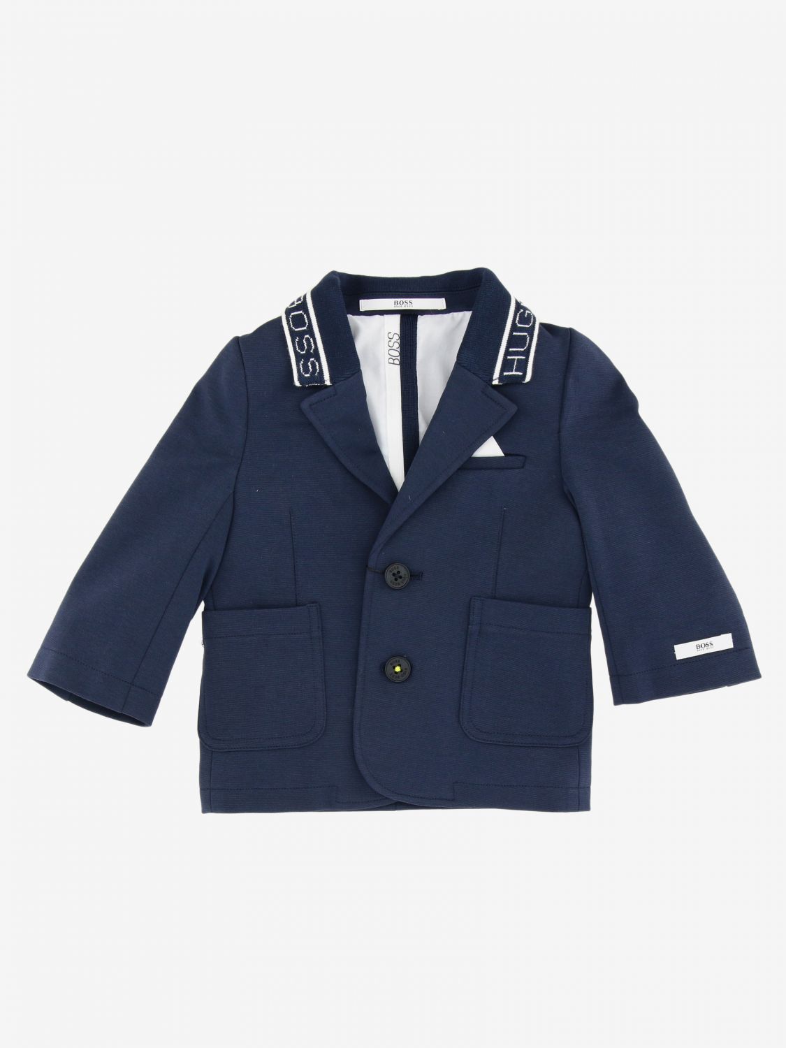 Hugo Boss Outlet: Giacca a monopetto | Giacca Hugo Boss Bambino Blue | Giacca  Hugo Boss J06208 Giglio IT