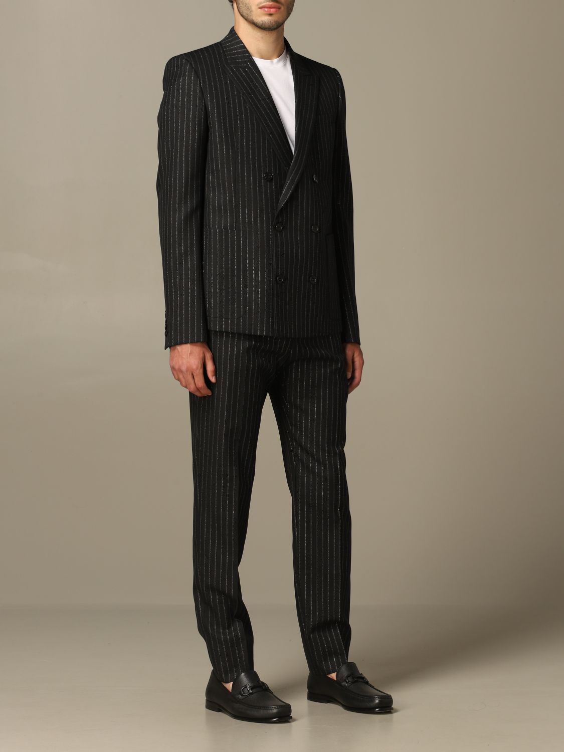 ysl pinstripe suit