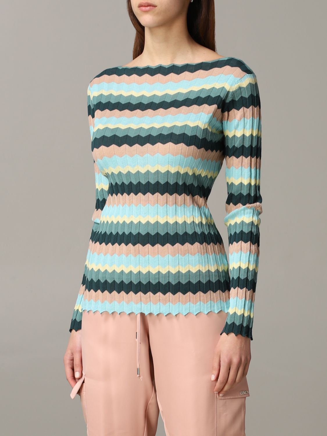 Roberto Collina Outlet: sweater for woman - Green | Roberto Collina ...
