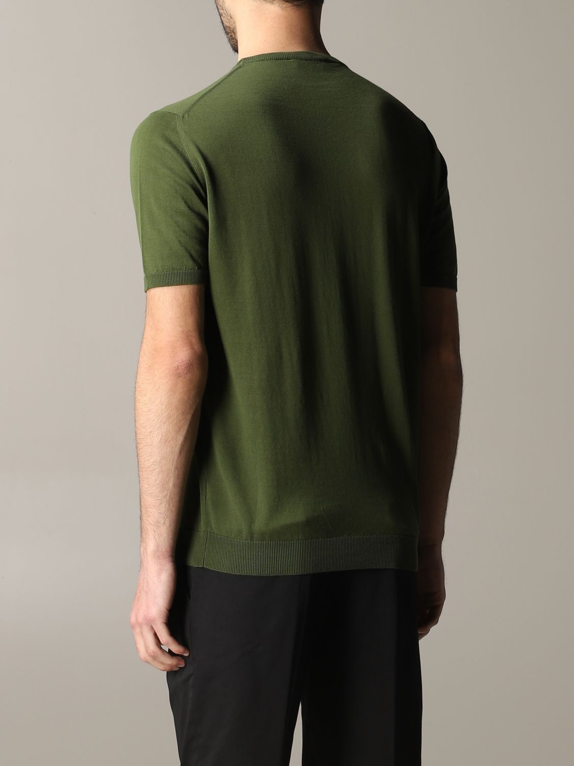Roberto Collina Outlet: t-shirt for man - Forest Green | Roberto ...