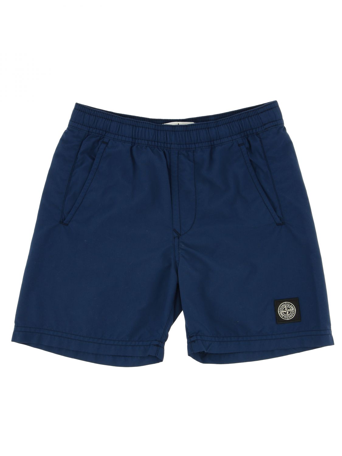 Clip vlinder Afbreken Zijn bekend STONE ISLAND JUNIOR: shorts for boys - Blue | Stone Island Junior shorts  7216B0414 online on GIGLIO.COM