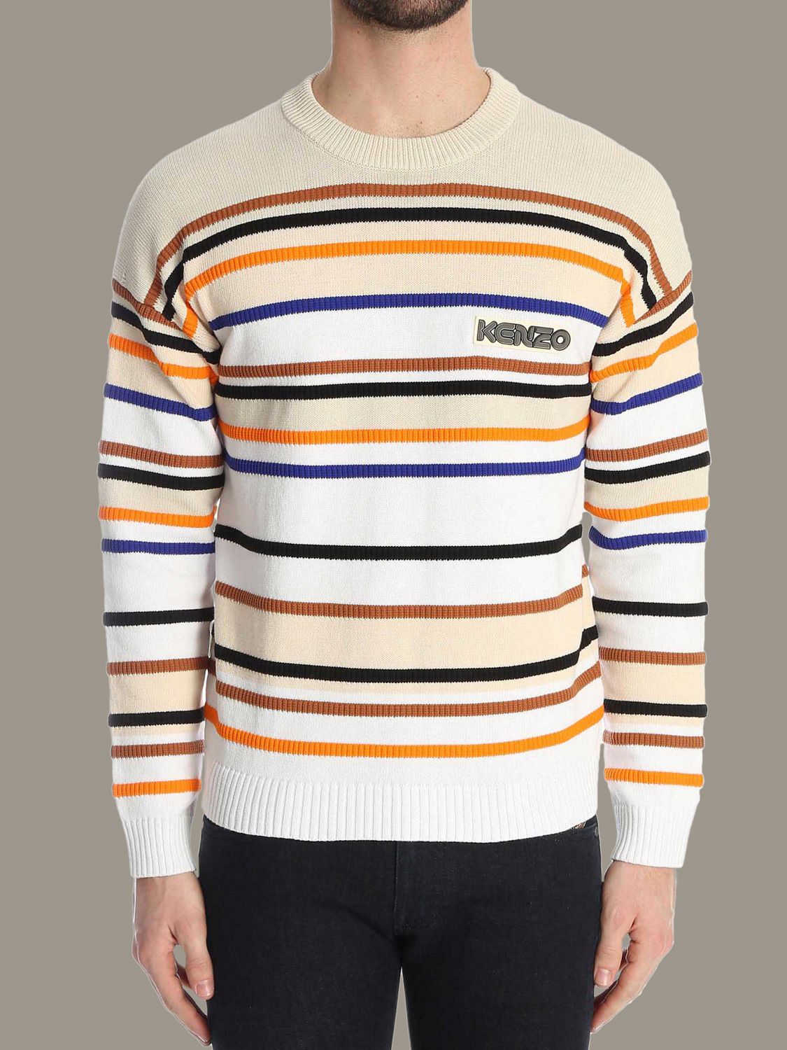 kenzo striped sweater