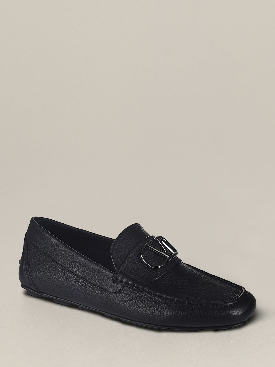 Valentino Garavani Outlet: moccasin with VLogo | Loafers Valentino ...