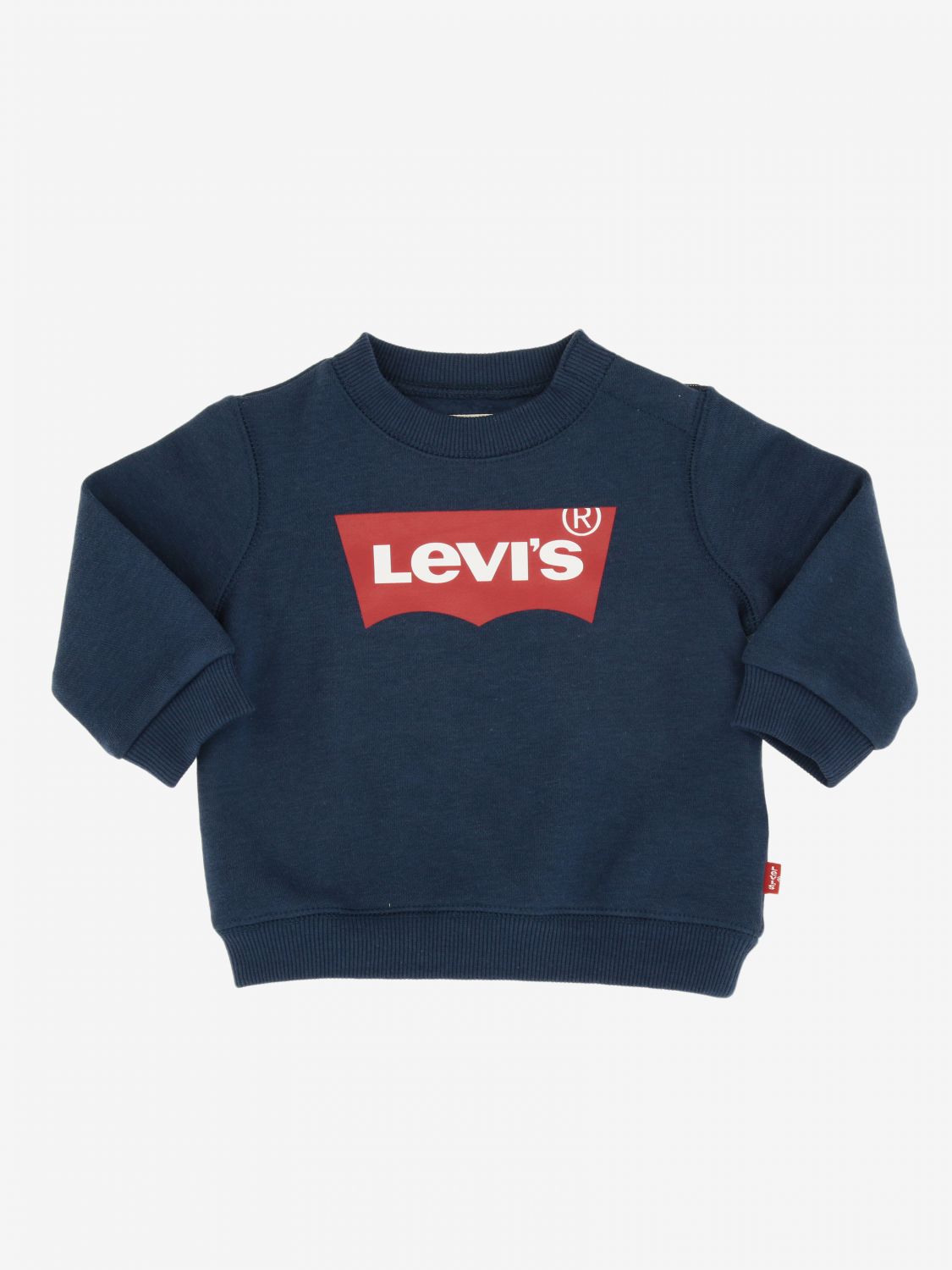 onwettig tijdschrift seksueel Levi's Outlet: long-sleeved sweatshirt with logo - Blue | Levi's sweater  LK6E9079 online on GIGLIO.COM
