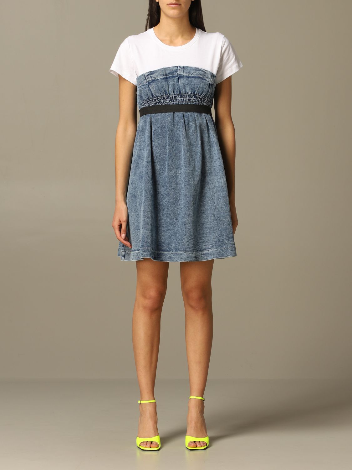 t shirt denim dress