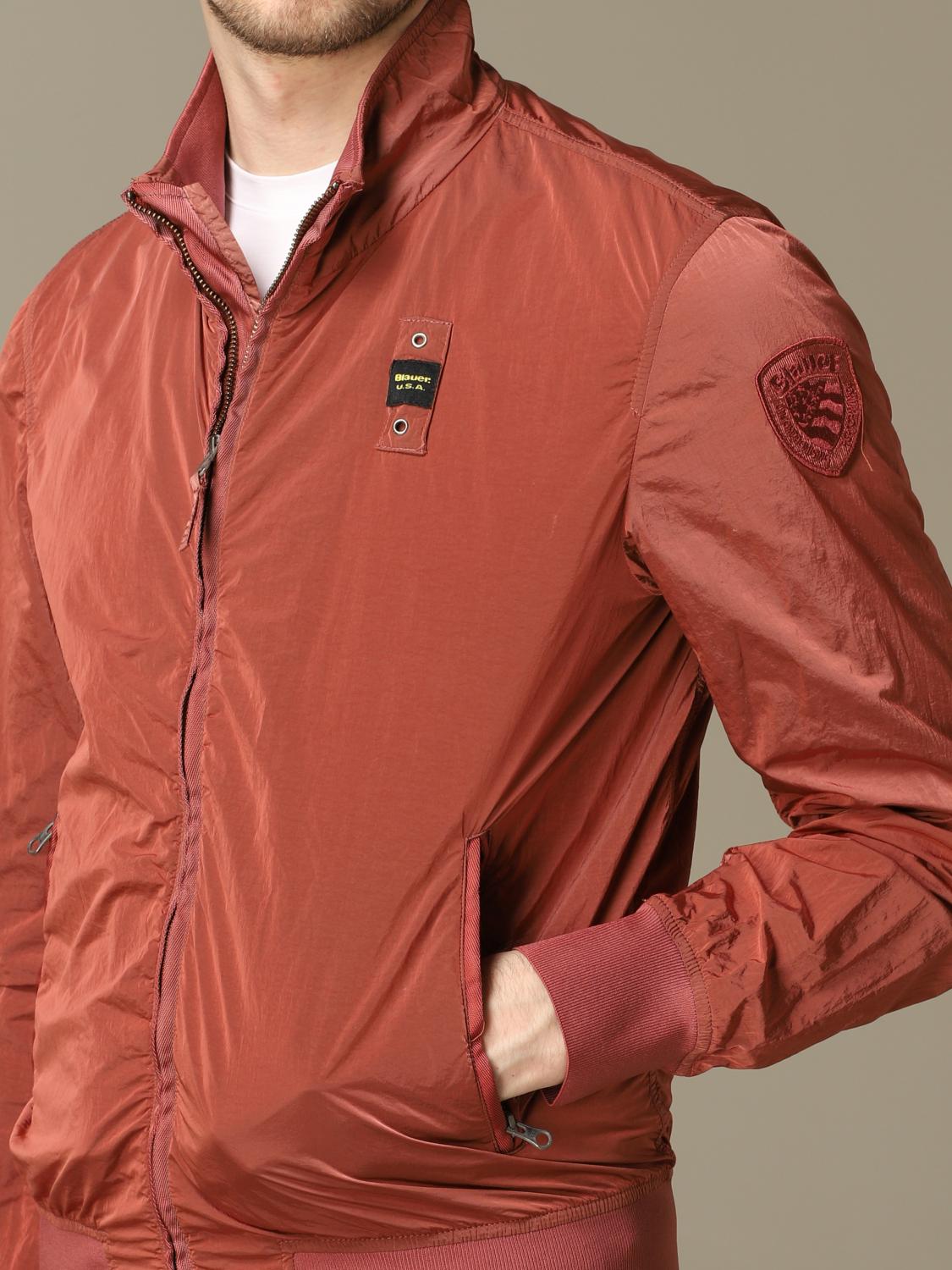 BLAUER Chaqueta para hombre, Ladrillo Chaqueta Blauer 20SBLUC04009