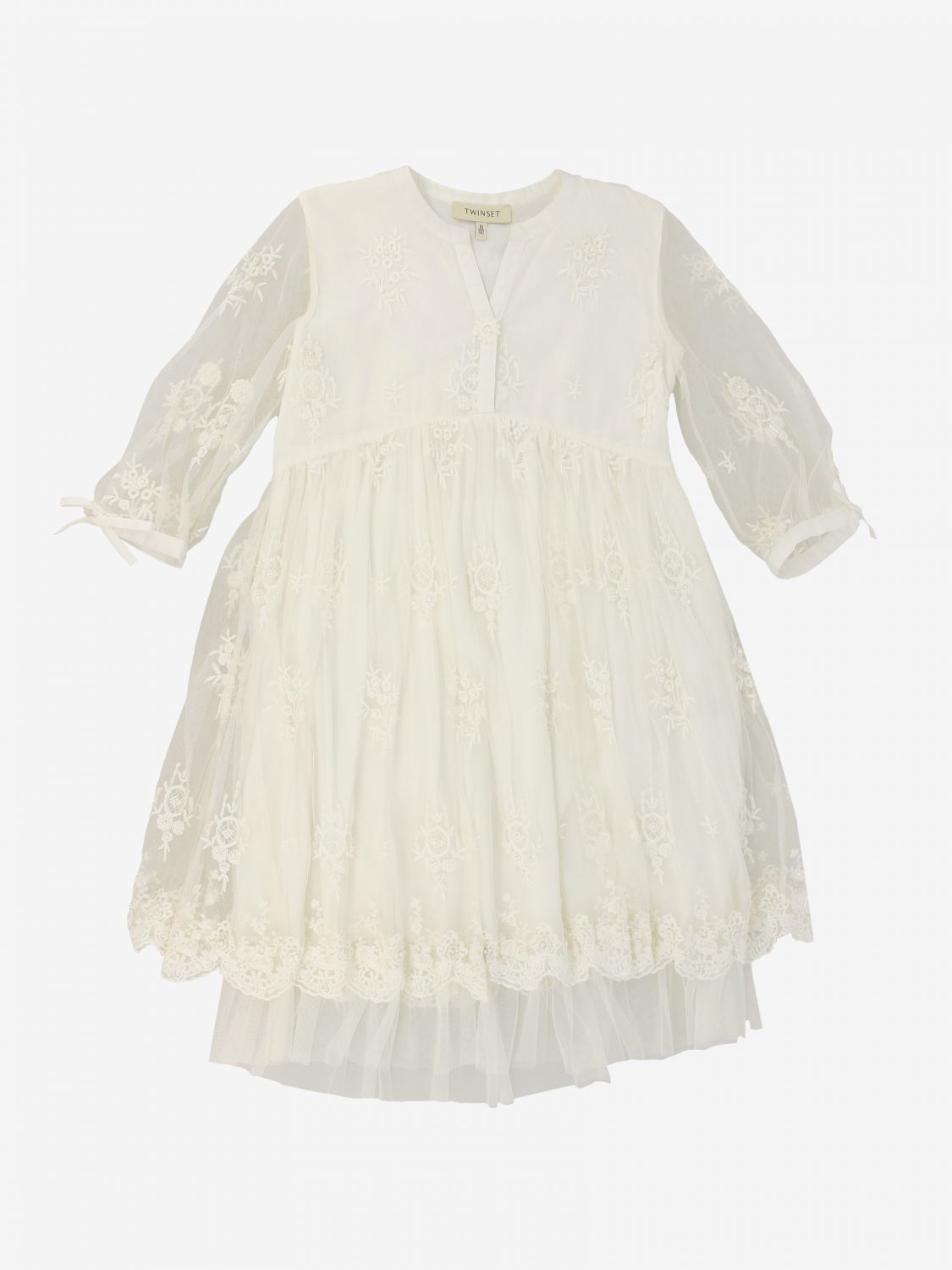 twin set white dress