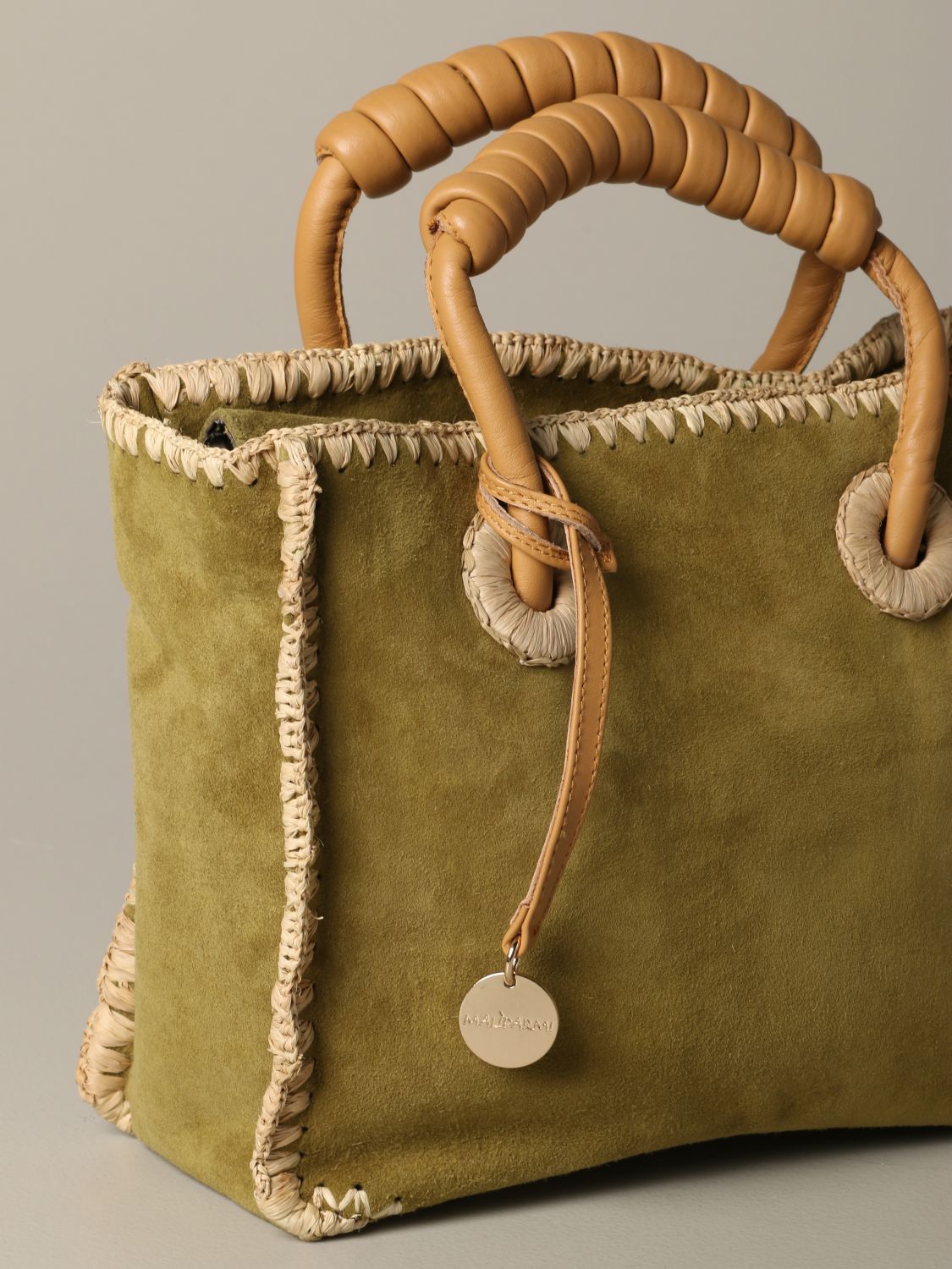 Maliparmi Outlet: Shoulder bag women - Olive | Handbag Maliparmi ...
