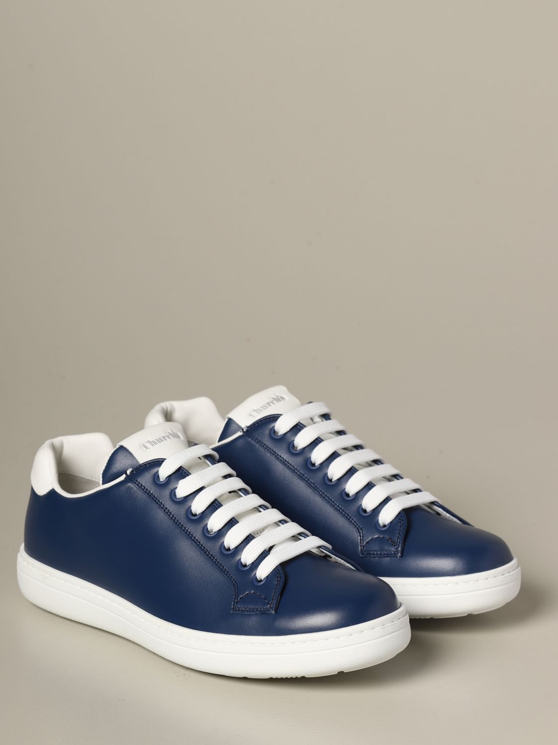 Church's Outlet: sneakers for man - Blue | sneakers EEG031 9ACE online GIGLIO.COM