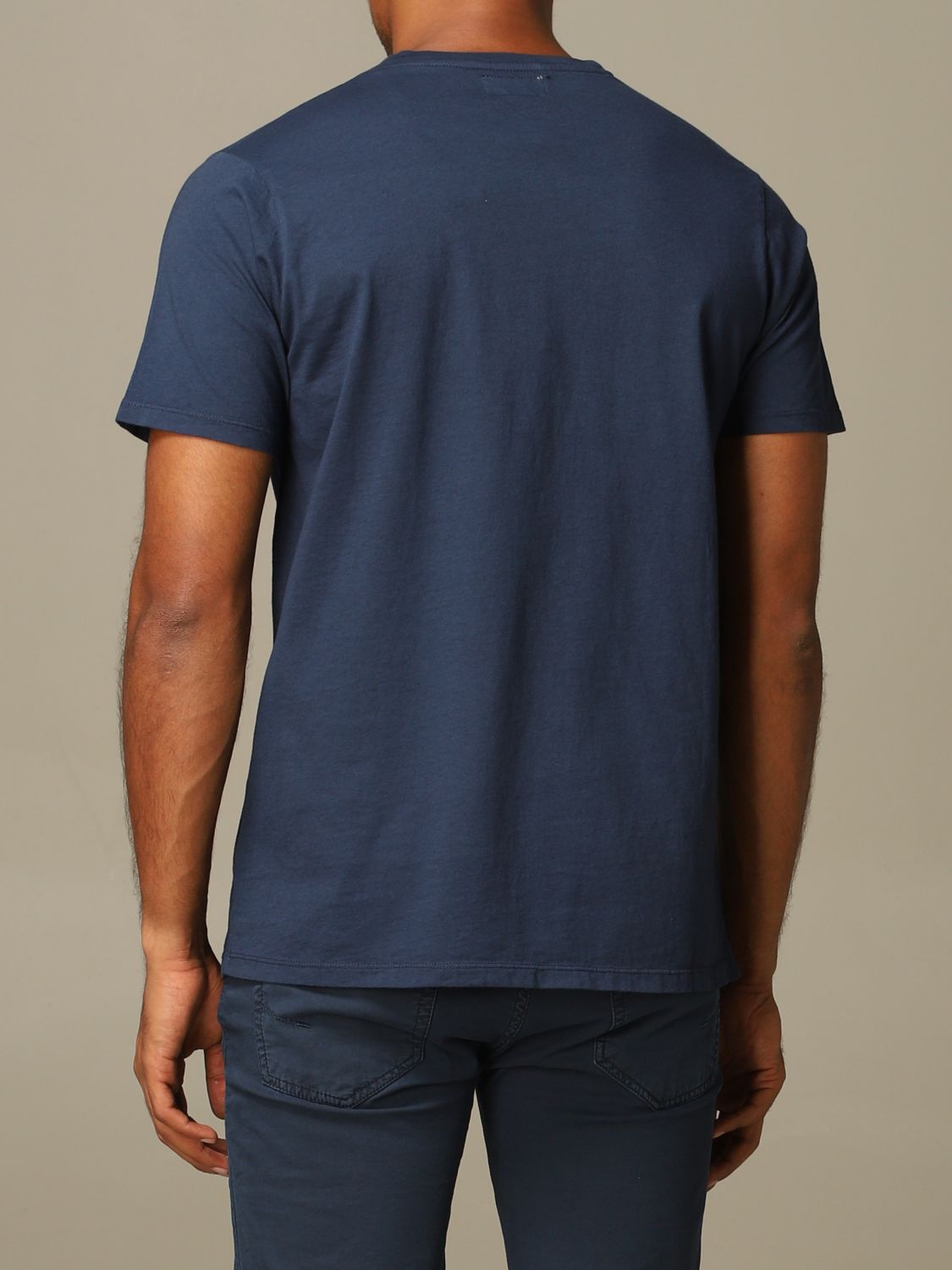 Roy Rogers Outlet: T-shirt con stampa logo - Blue Navy | T-Shirt Roy Rogers  P20RRU546C748XXXX GIGLIO.COM