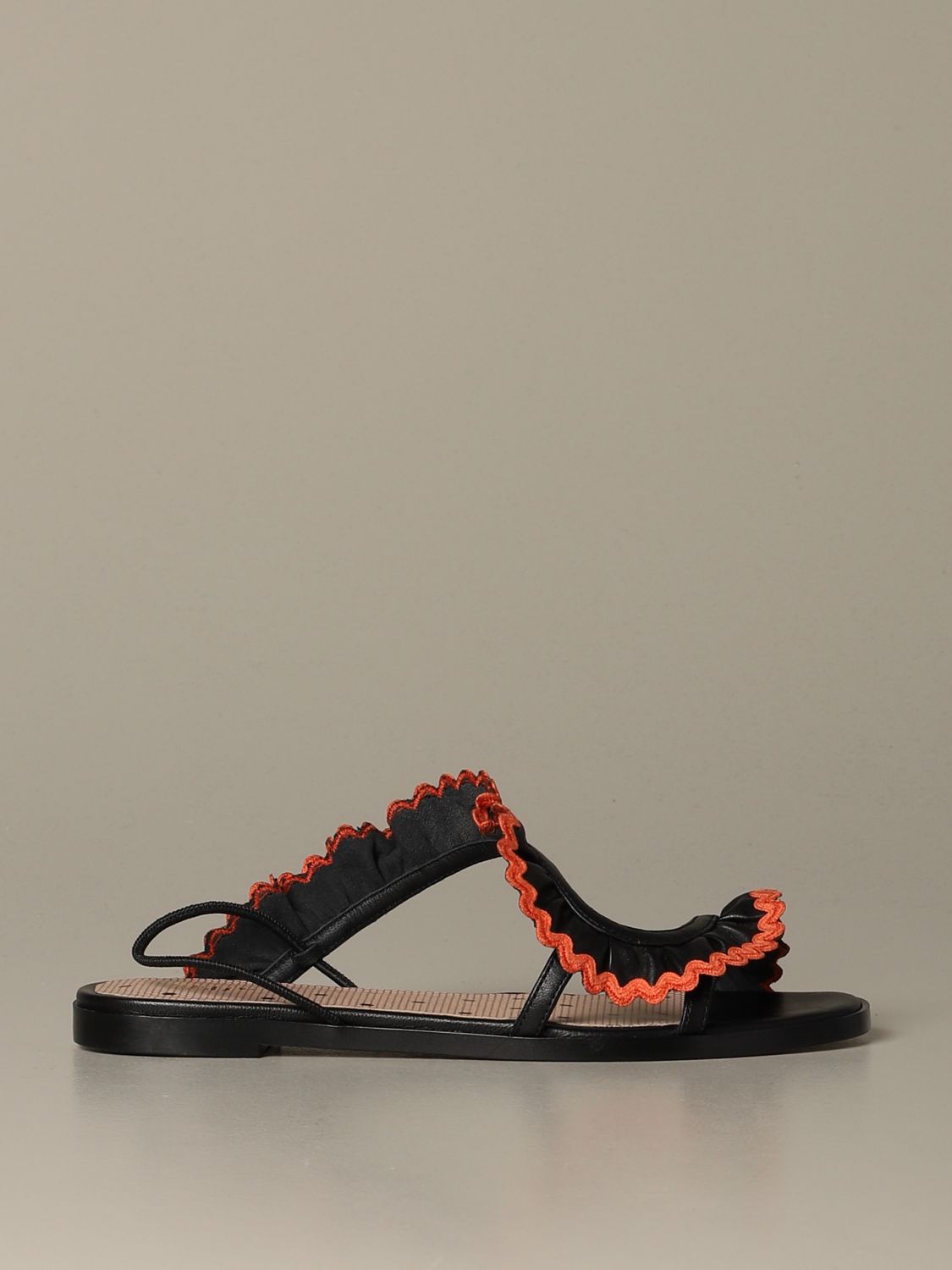 red v sandals