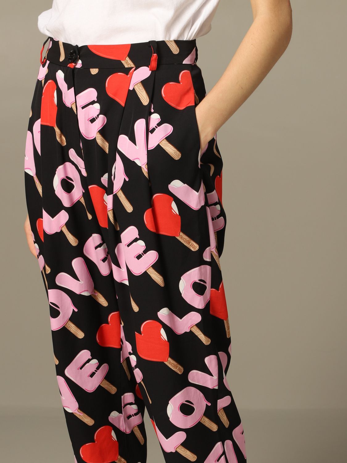 Love Moschino Outlet Pants women Pants Love Moschino Women Cream