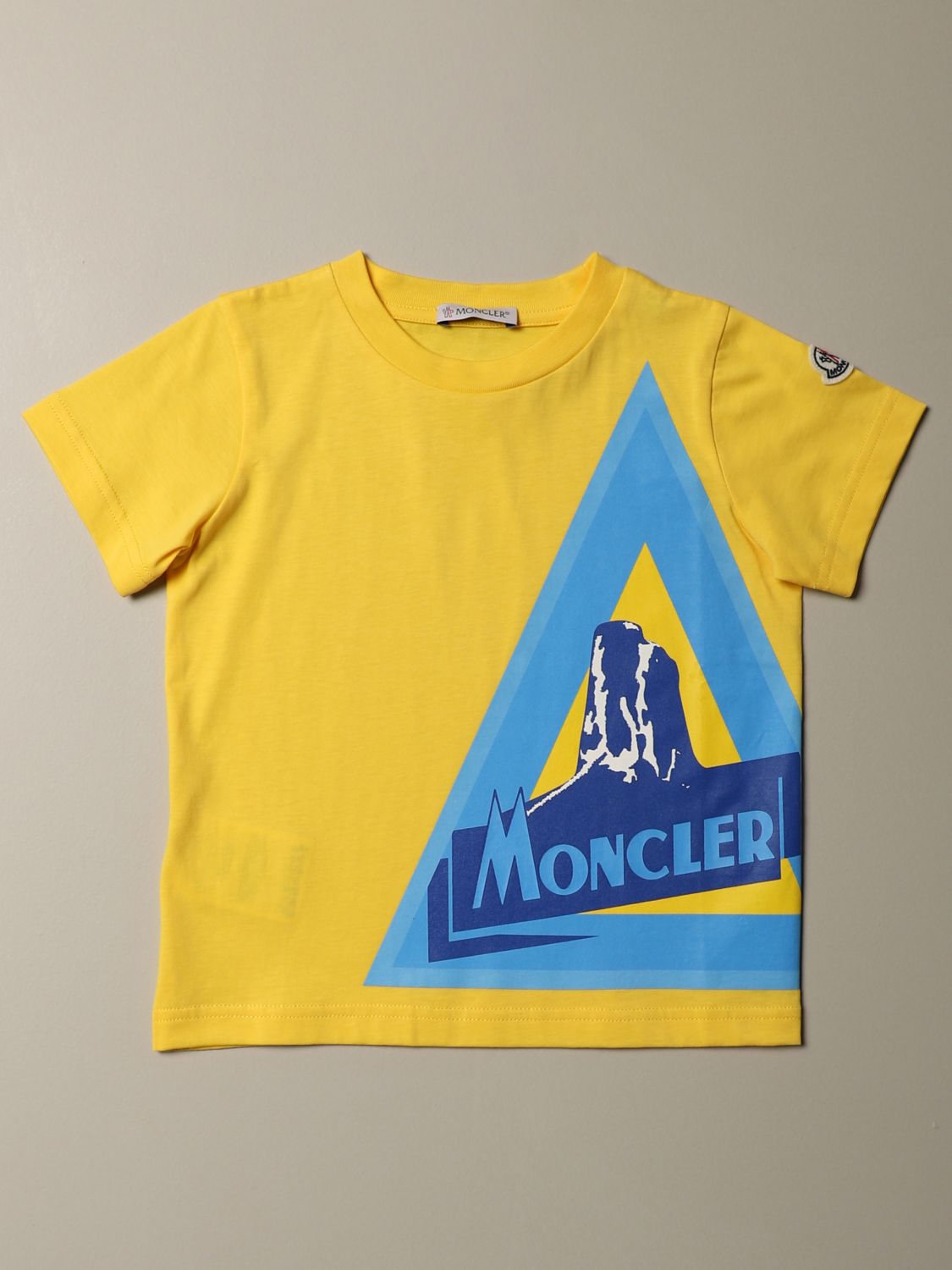 yellow moncler shirt