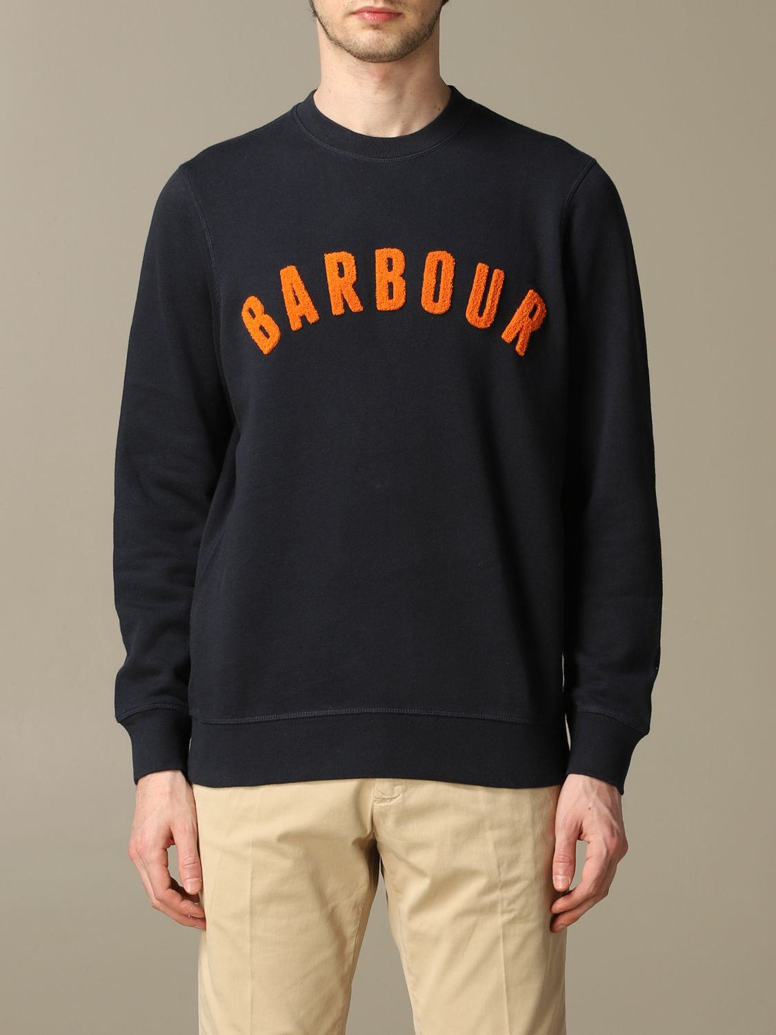 barbour sweatshirt mens