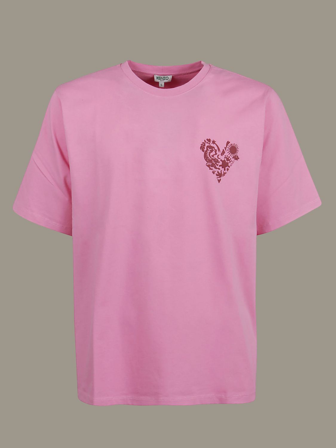 pink kenzo shirt mens