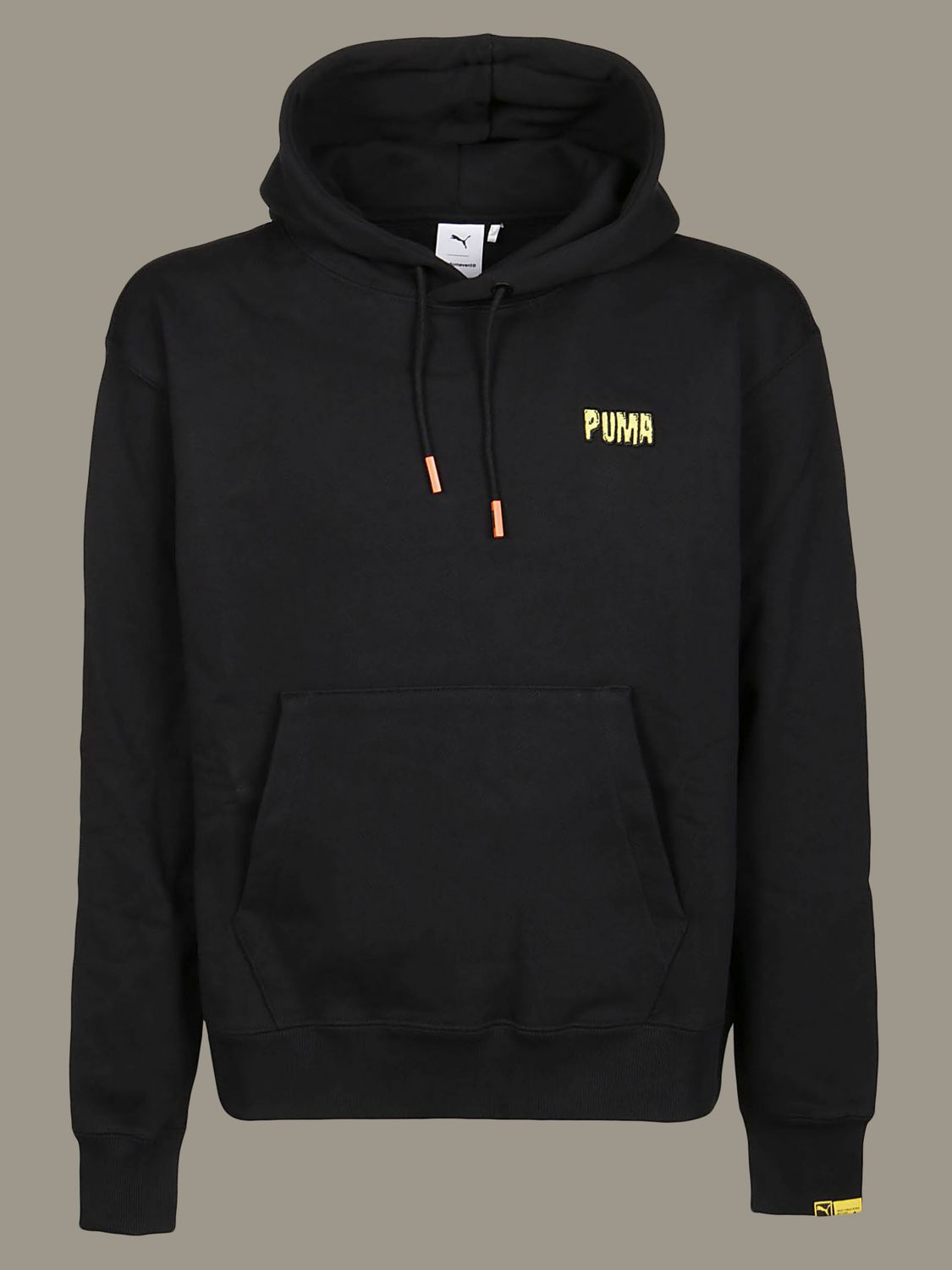 mens black puma hoodie