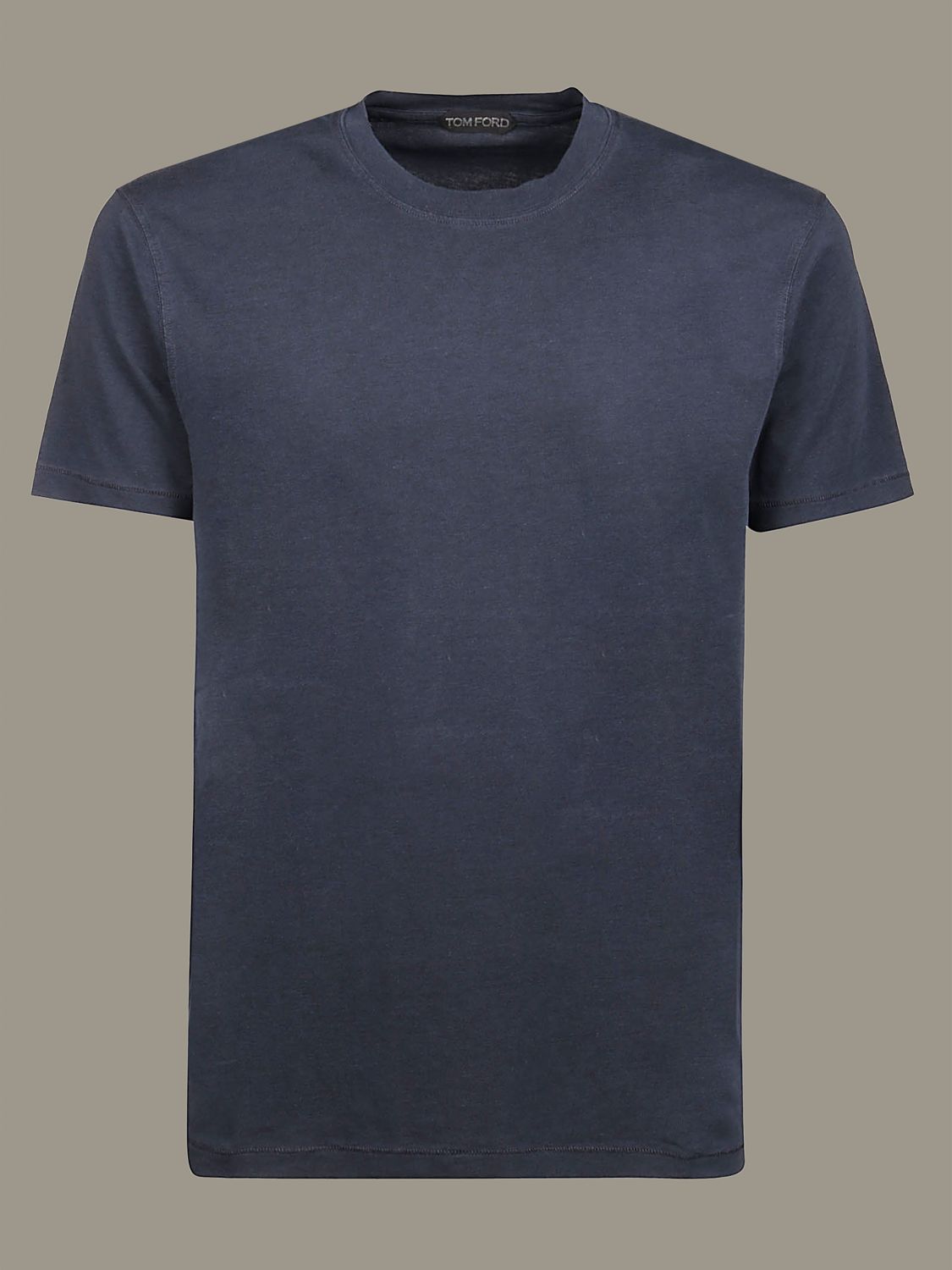 Tom Ford Outlet: t-shirt for man - Blue | Tom Ford t-shirt TFJ950BU229  online on 