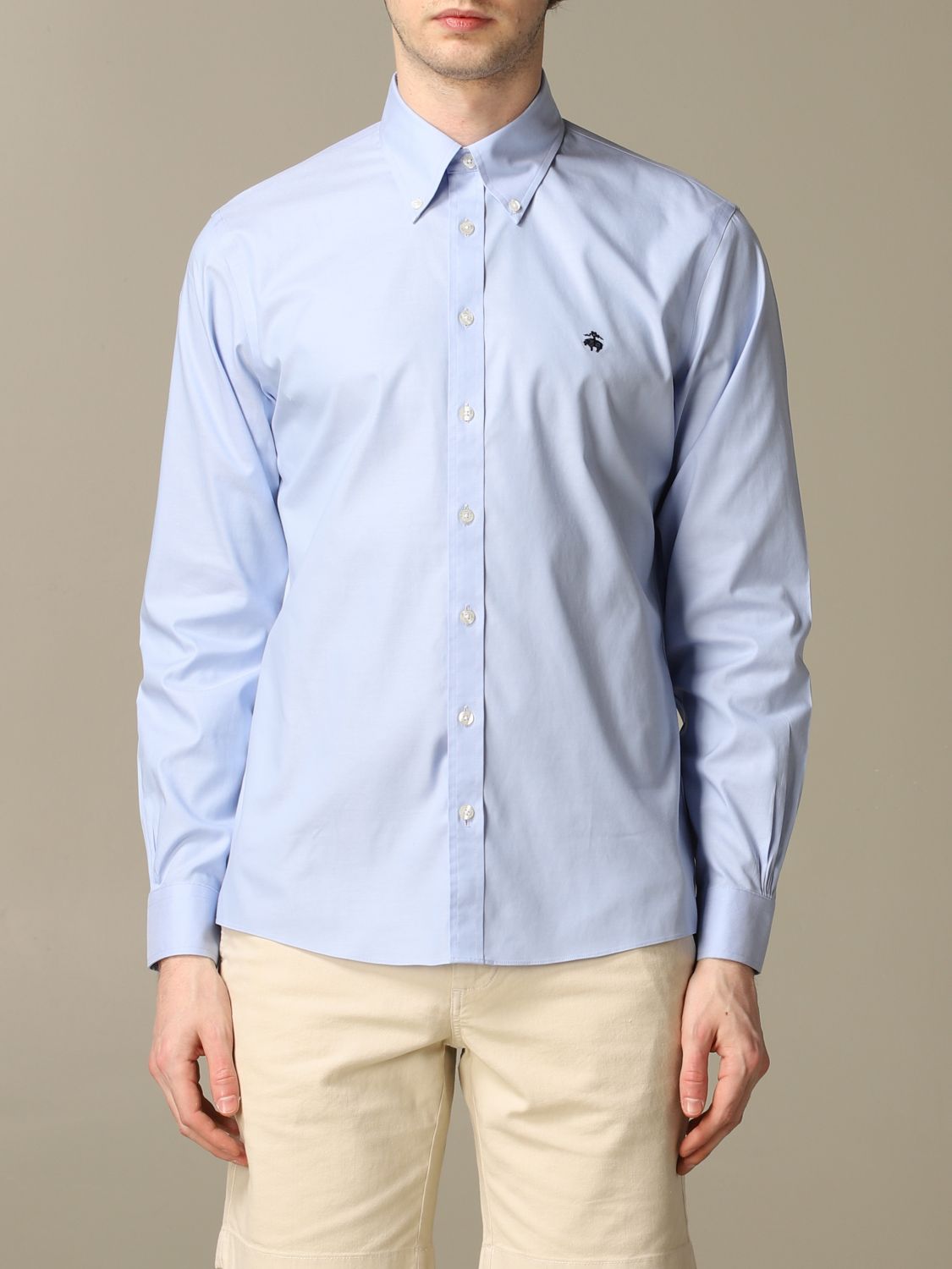 Brooks Brothers Outlet: shirt with button-down collar | Shirt Brooks ...
