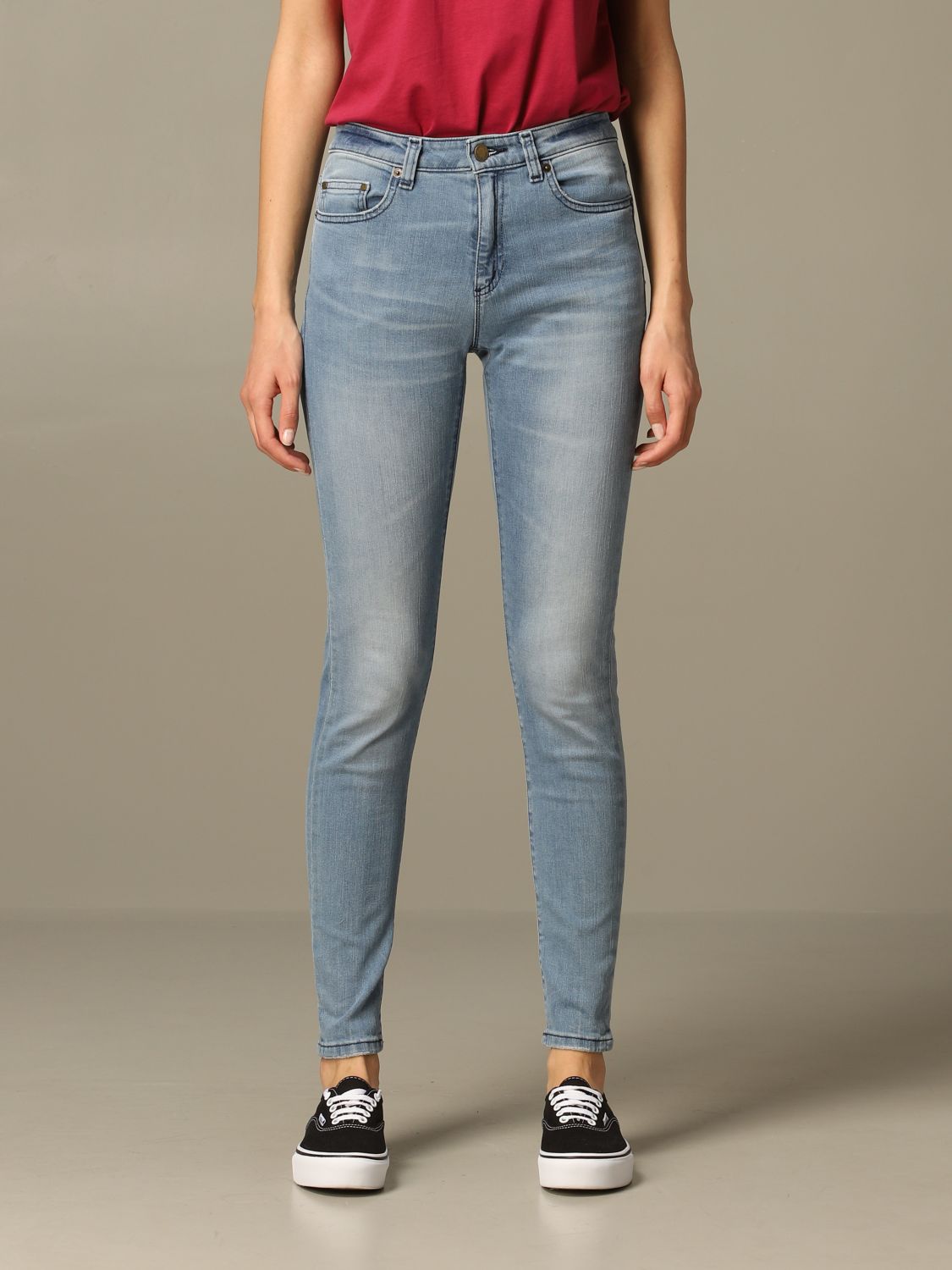 Michael Kors Outlet: jeans for woman - Blue | Michael Kors jeans MS99CGY4V6  online on 