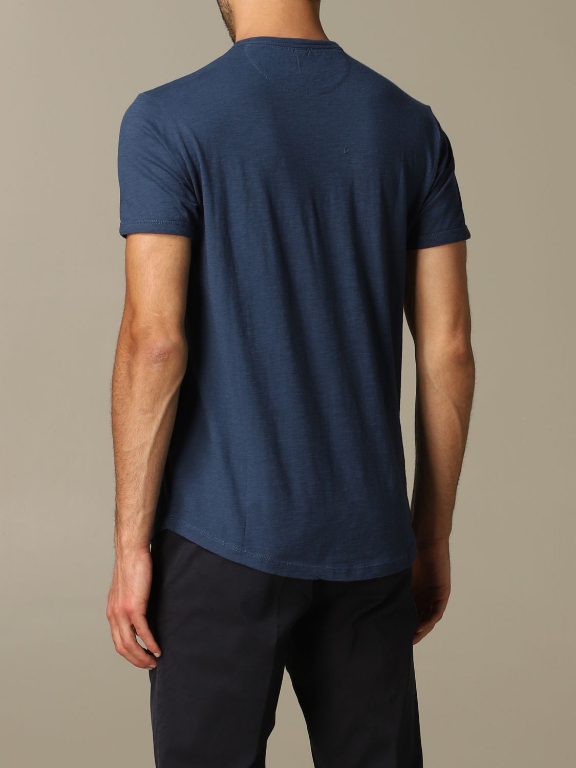 Sun 68 Outlet: t-shirt for men - Blue | Sun 68 t-shirt T30108 online on ...