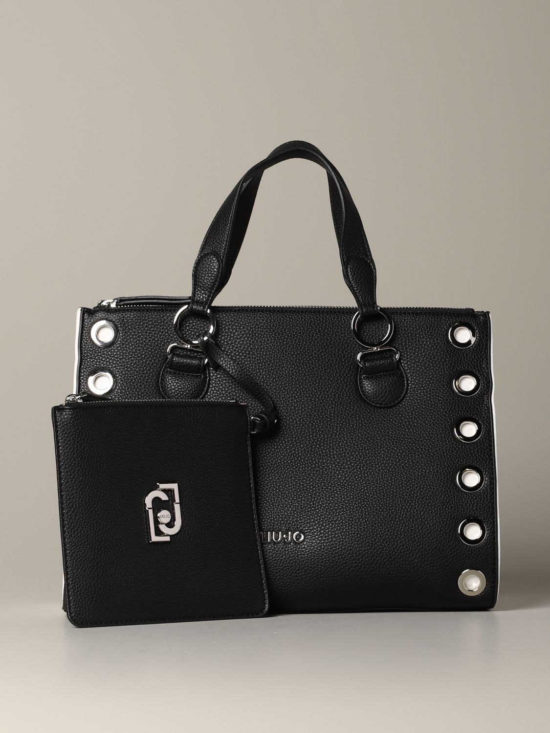 Liu Outlet: handbag for woman - Black | Liu Jo handbag AA0064E0005 online on GIGLIO.COM
