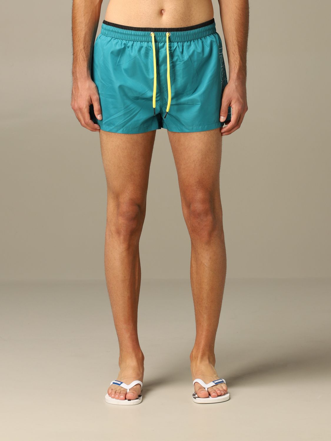 Diesel Outlet swimsuit for men Gnawed Blue Diesel swimsuit 00SV9T